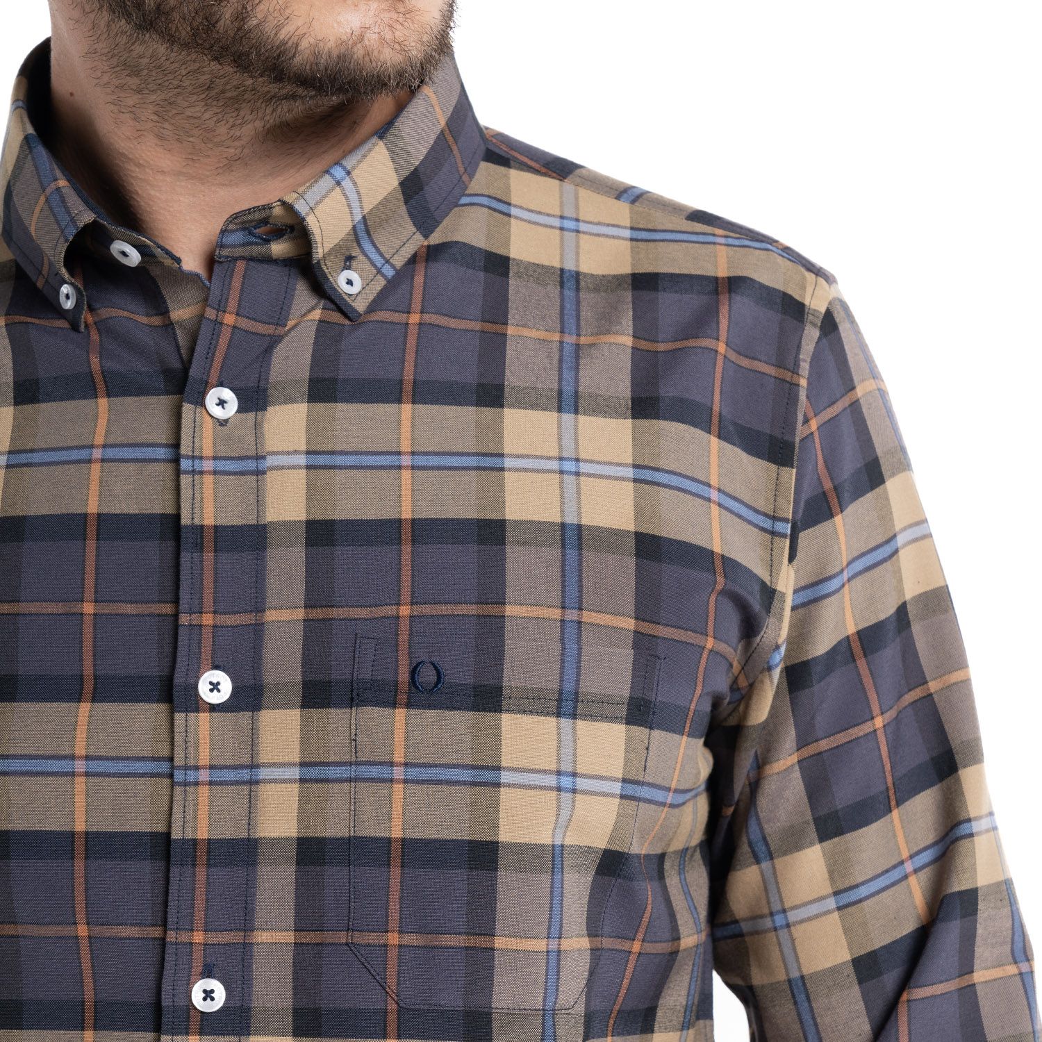 Camisa Oxford Cuadros León