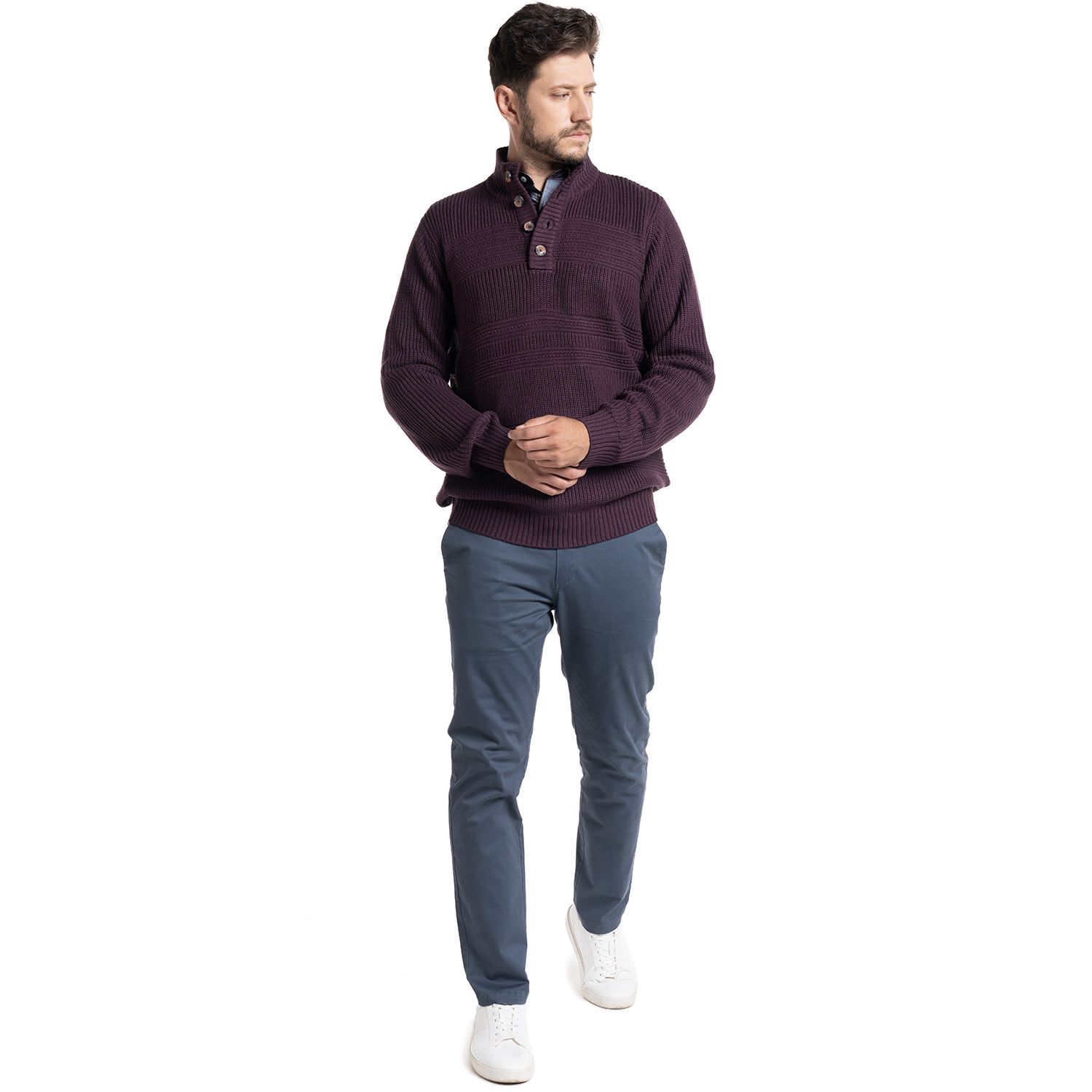 Sweater Half Button Girona