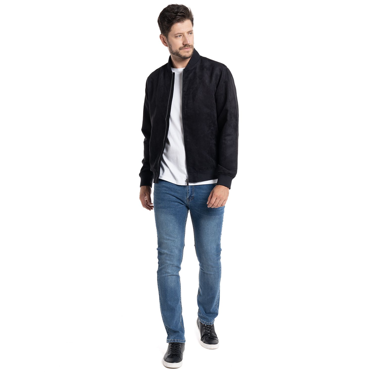 Chaqueta Bomber Suede Cáceres