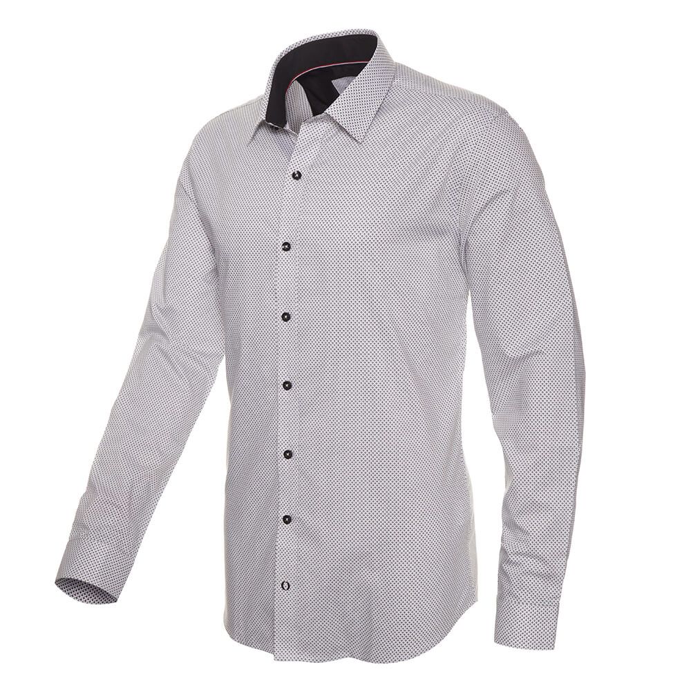 Camisa Trevira Estampada Spandex
