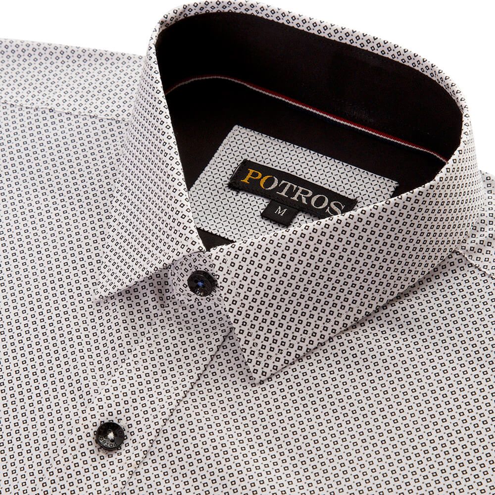 Camisa Trevira Estampada Spandex