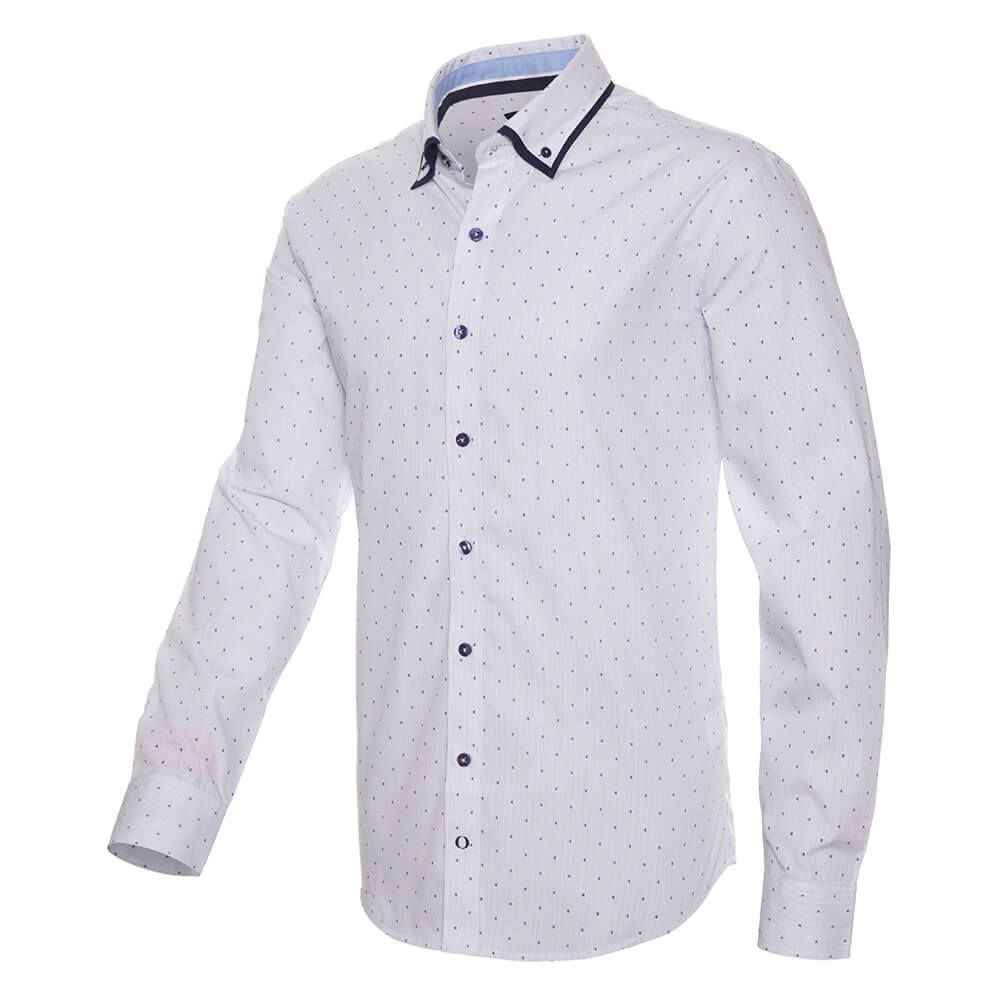 Camisa Yd Estampado Doble Cuello