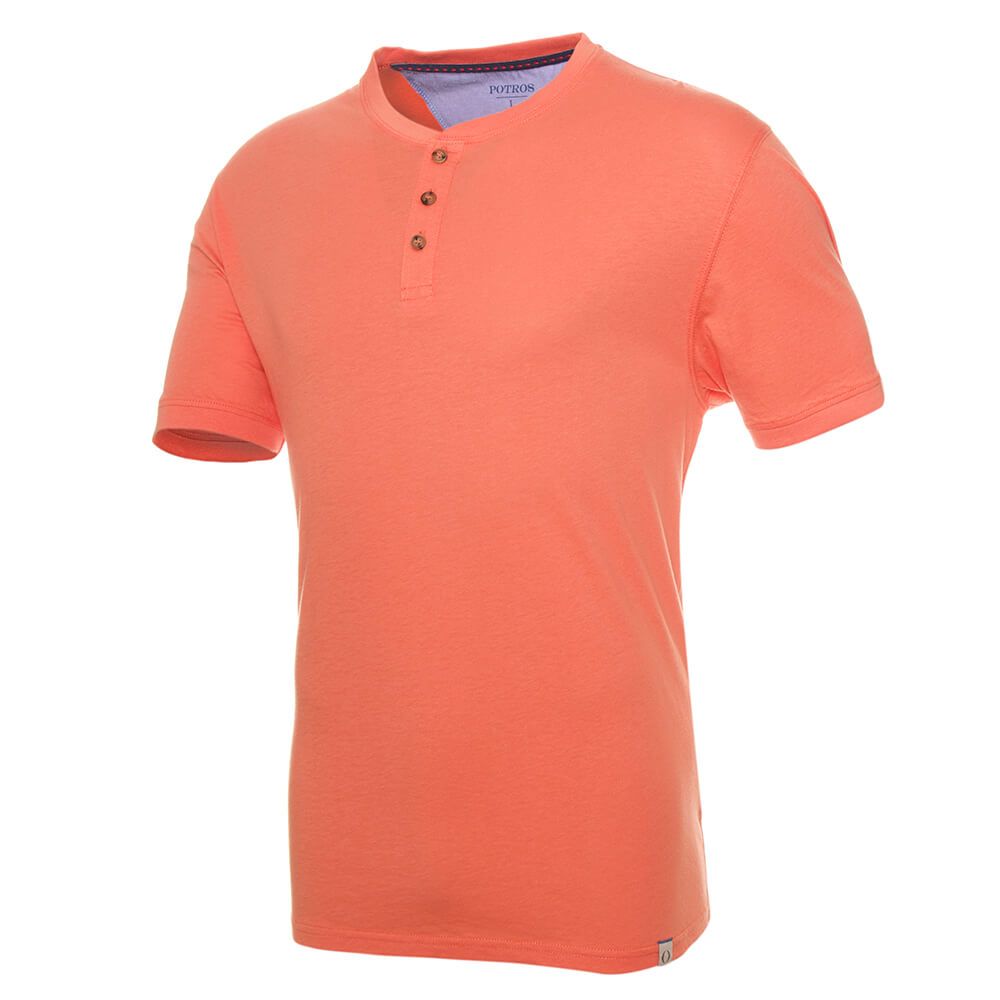 Polera Jersey Botónes En Cuello 