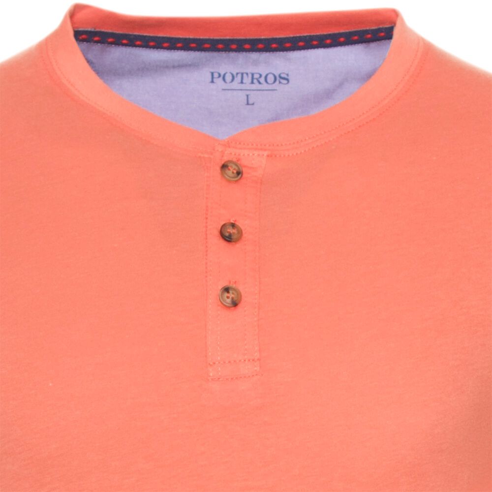 Polera Jersey Botónes En Cuello 
