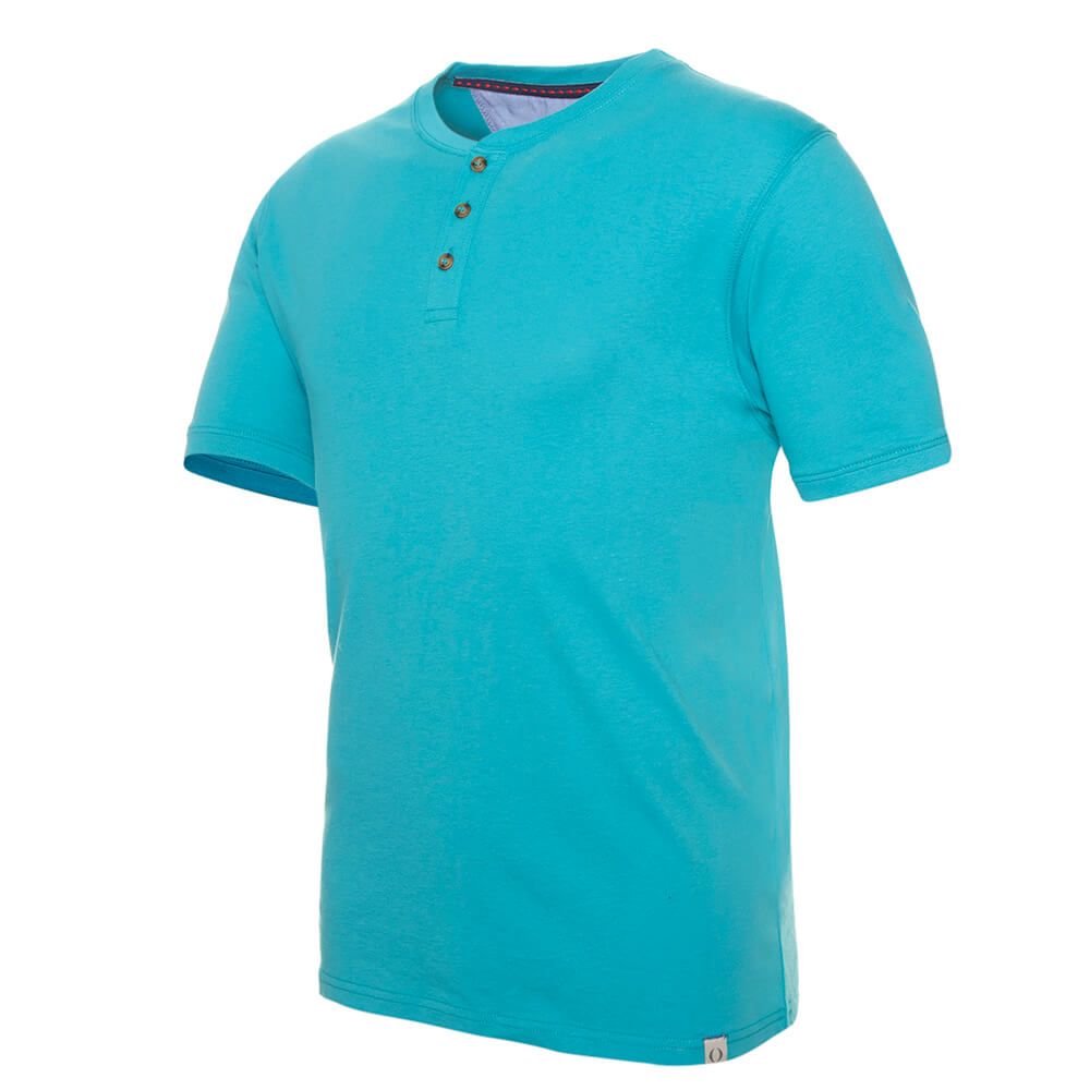 Polera Jersey Botónes En Cuello 
