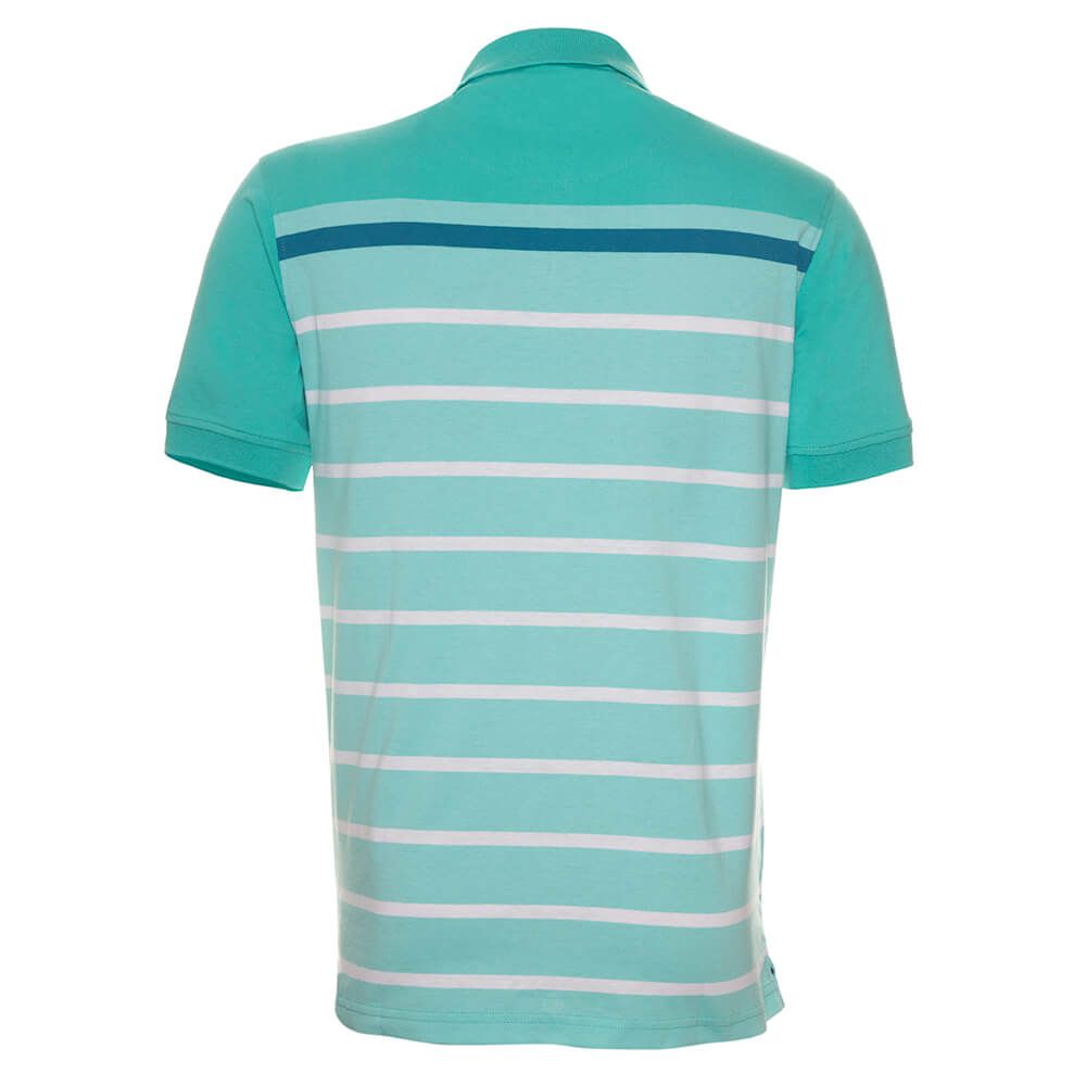 Polera Listada Cuello Camisero