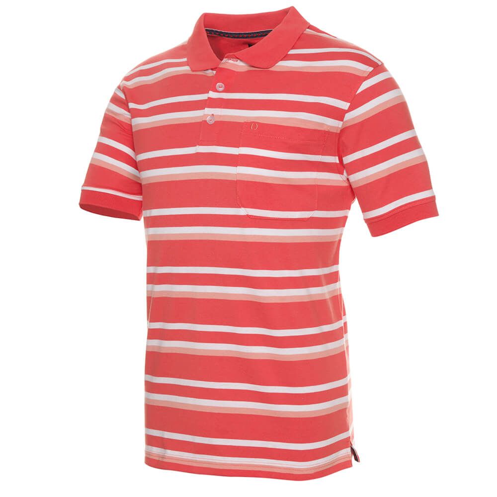 Polera Listada Cuello Camisero