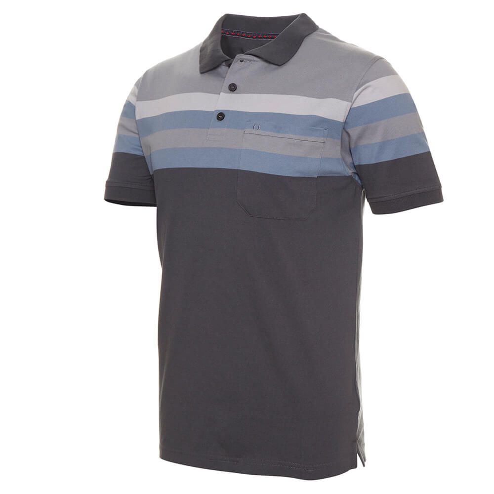 Polera Listada Cuello Camisero
