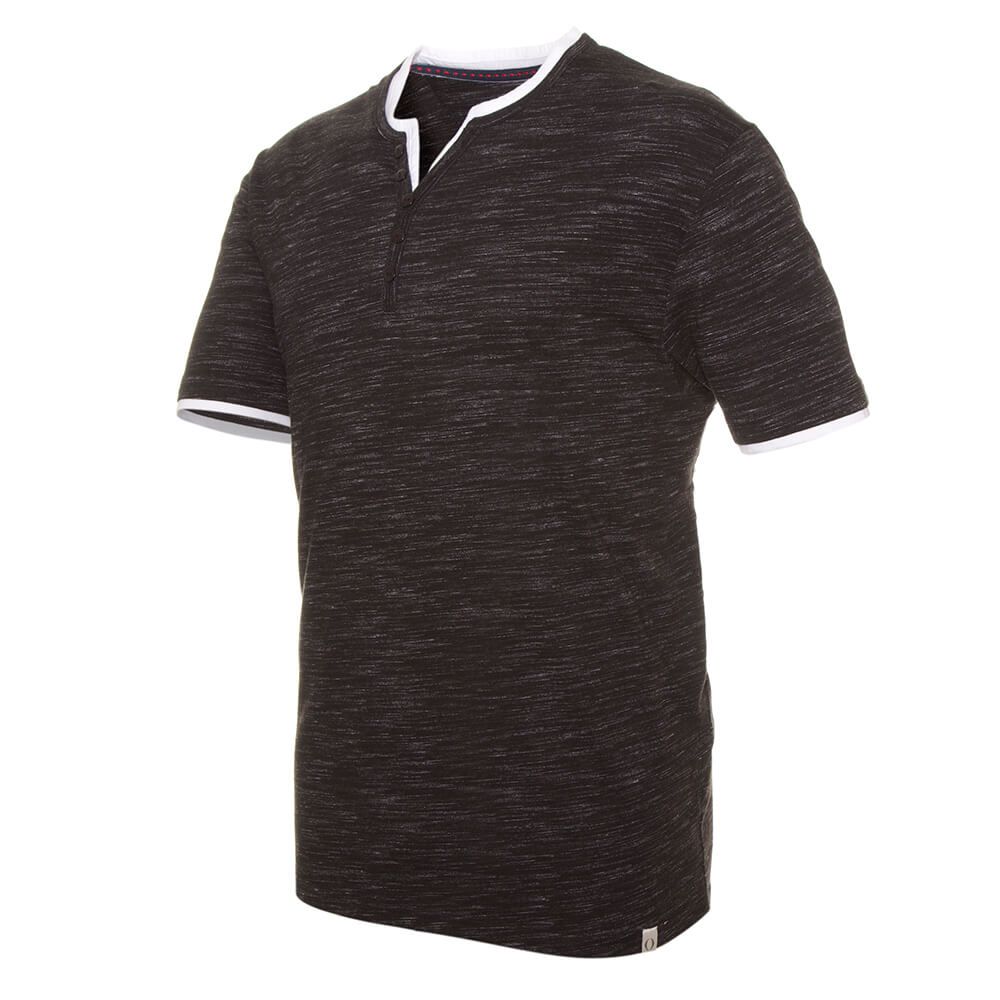 Polera Slub Con Botón