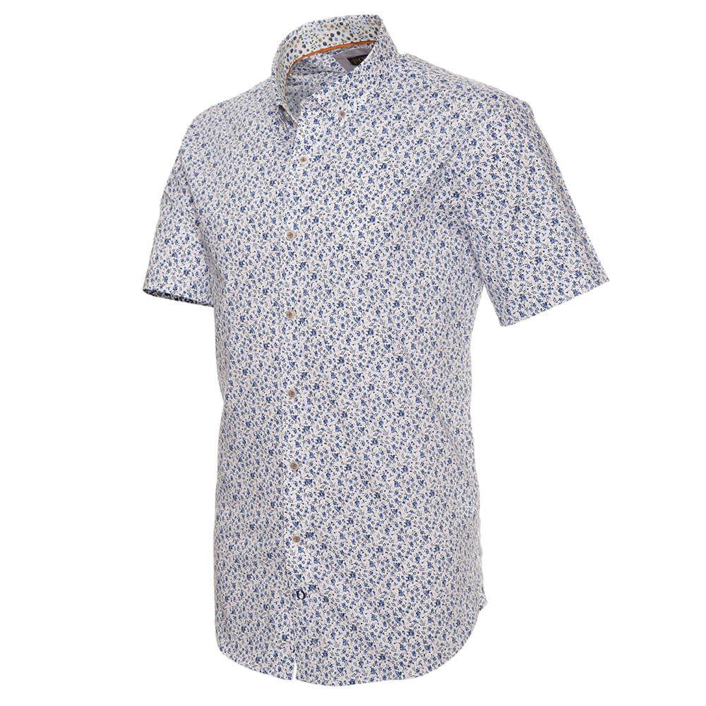 Camisa Estampada Spandex Button Down