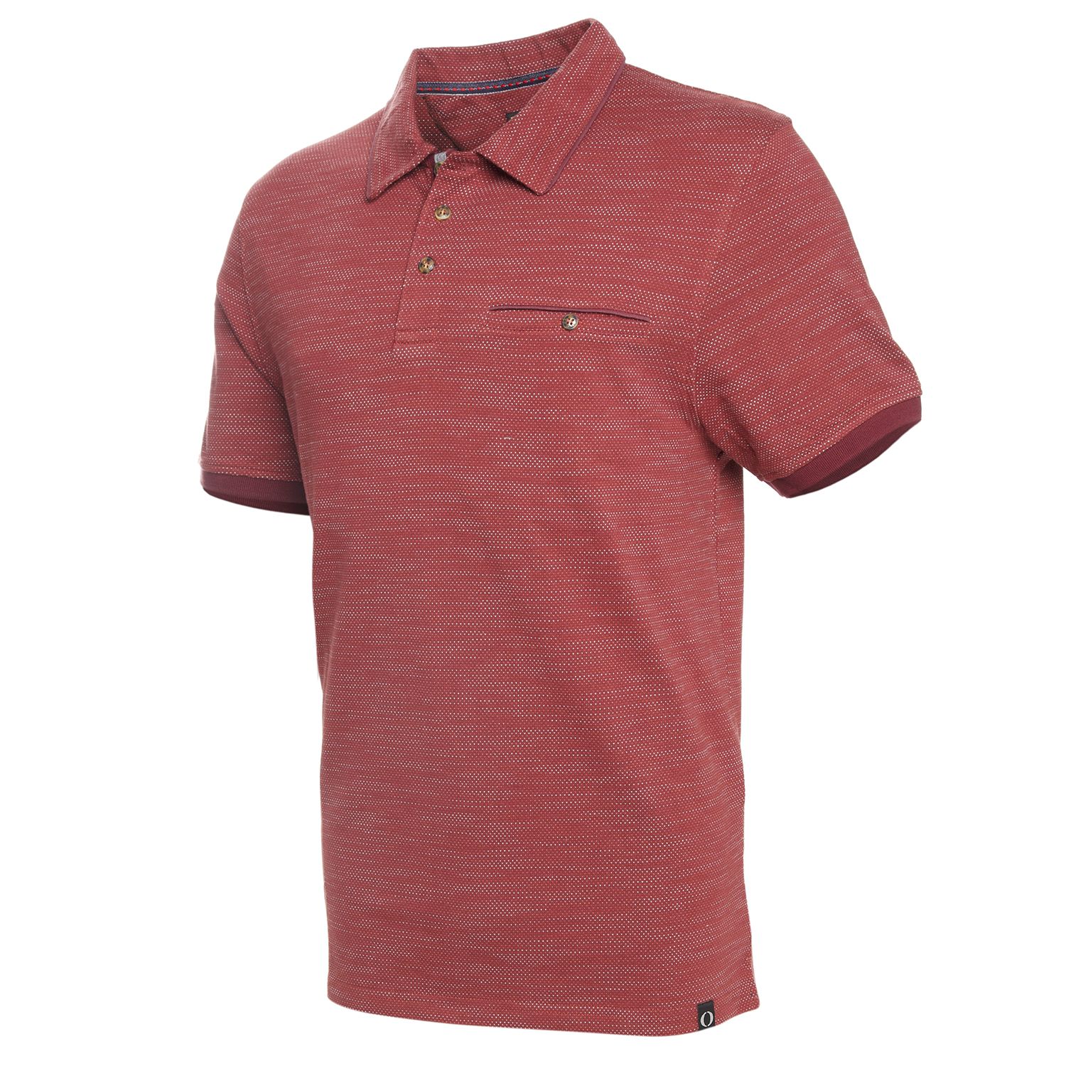 Polera Jacquard Con Botones
