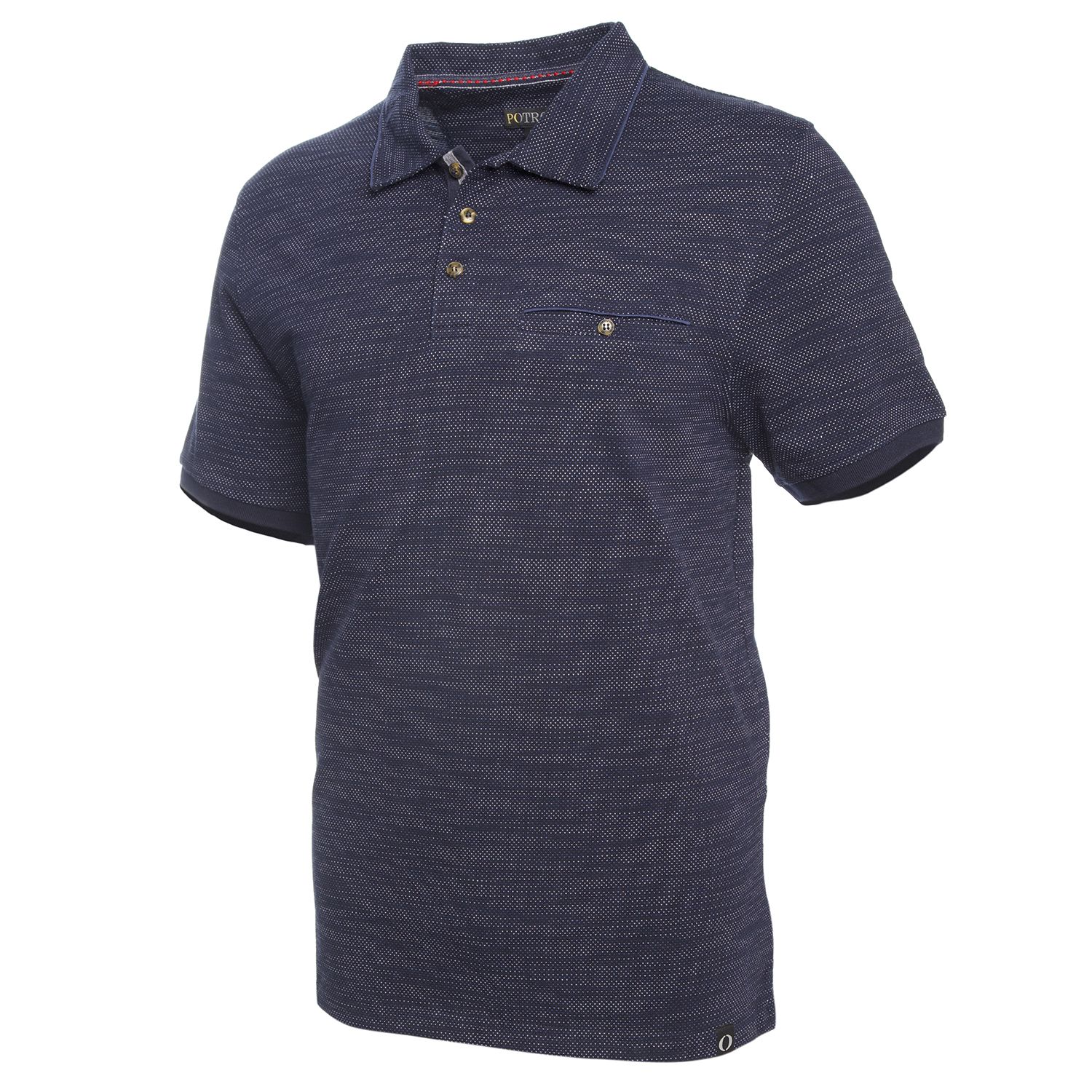 Polera Jacquard Con Botones