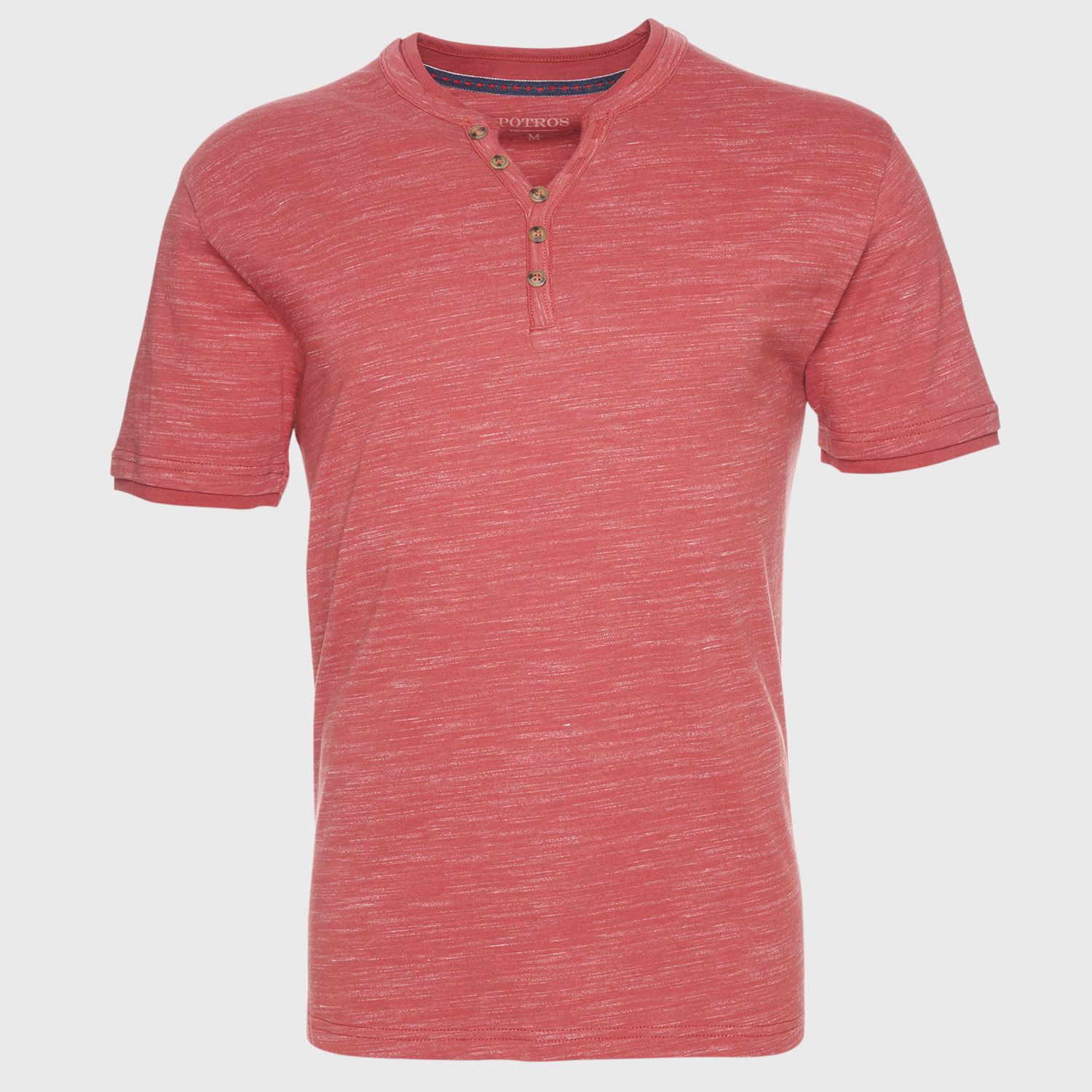 Polera Jersey Slub Con Boton