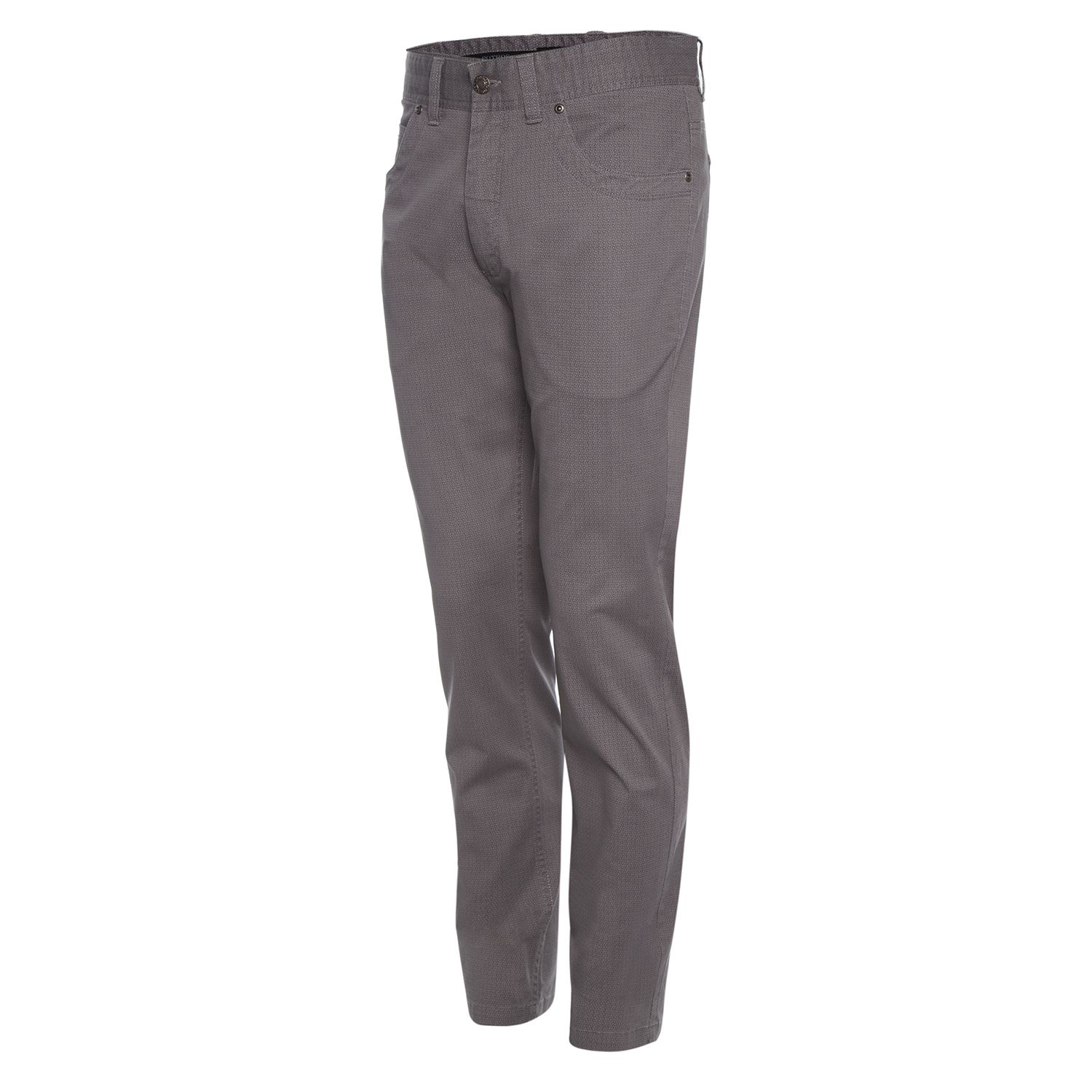 Pantalón Gabardina Microprint 5 Bolsillos Slim Fit