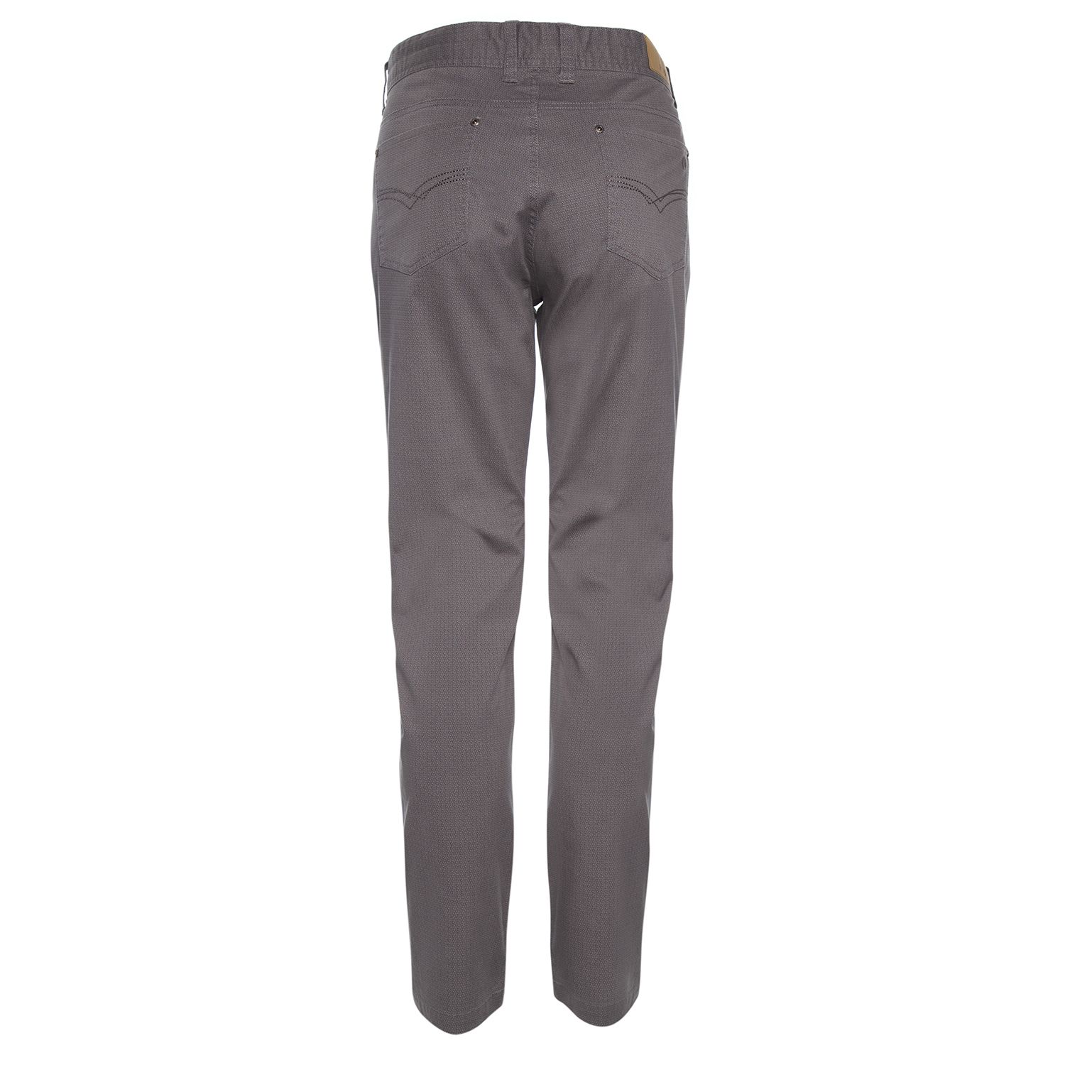 Pantalón Gabardina Microprint 5 Bolsillos Slim Fit