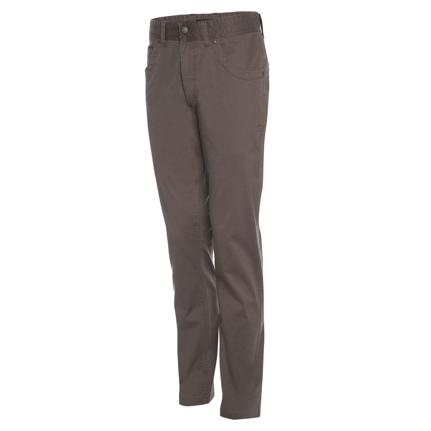 Pantalón Gabardina Microprint 5 Bolsillos Slim Fit