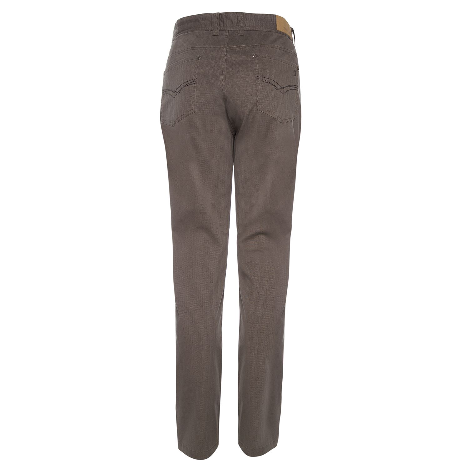 Pantalón Gabardina Microprint 5 Bolsillos Slim Fit