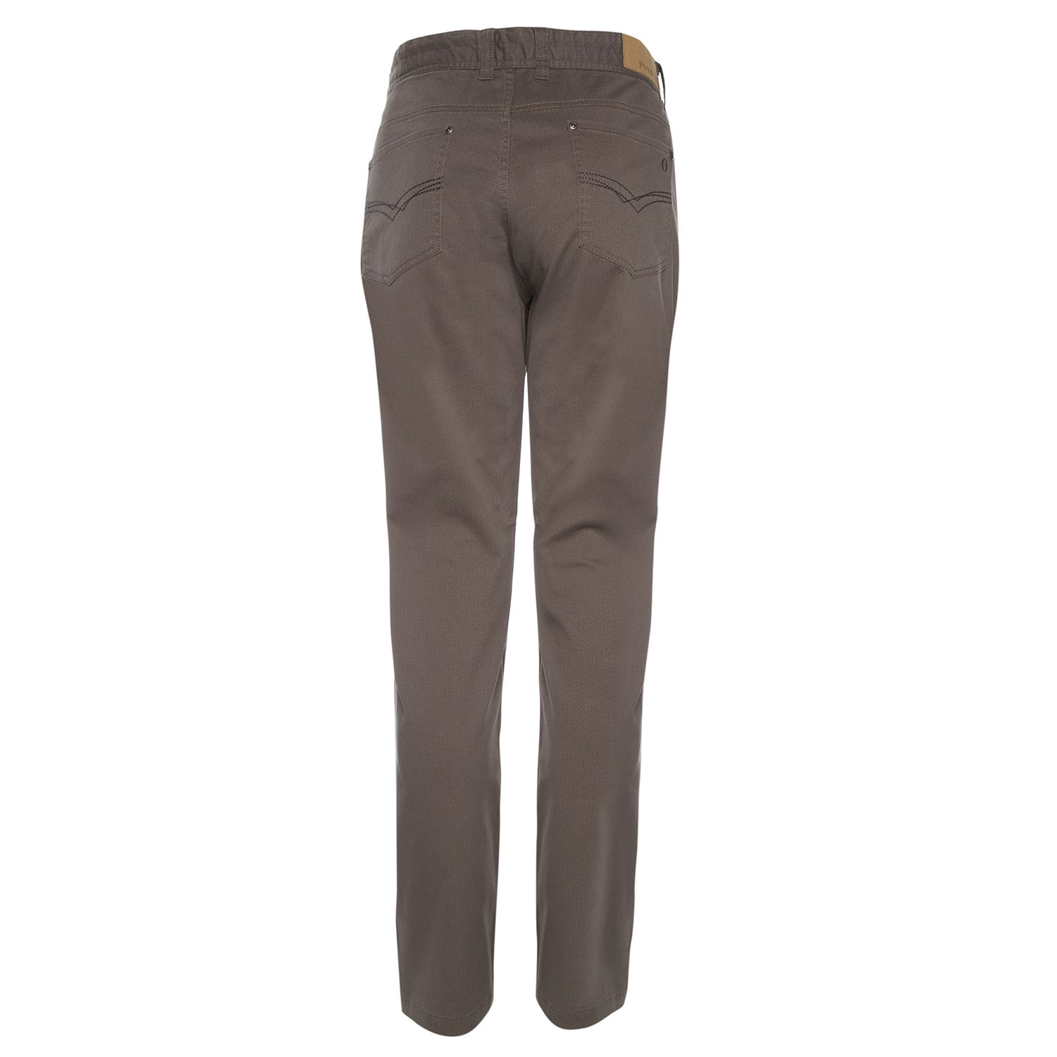 Pantalón Gabardina Microprint 5 Bolsillos Slim Fit