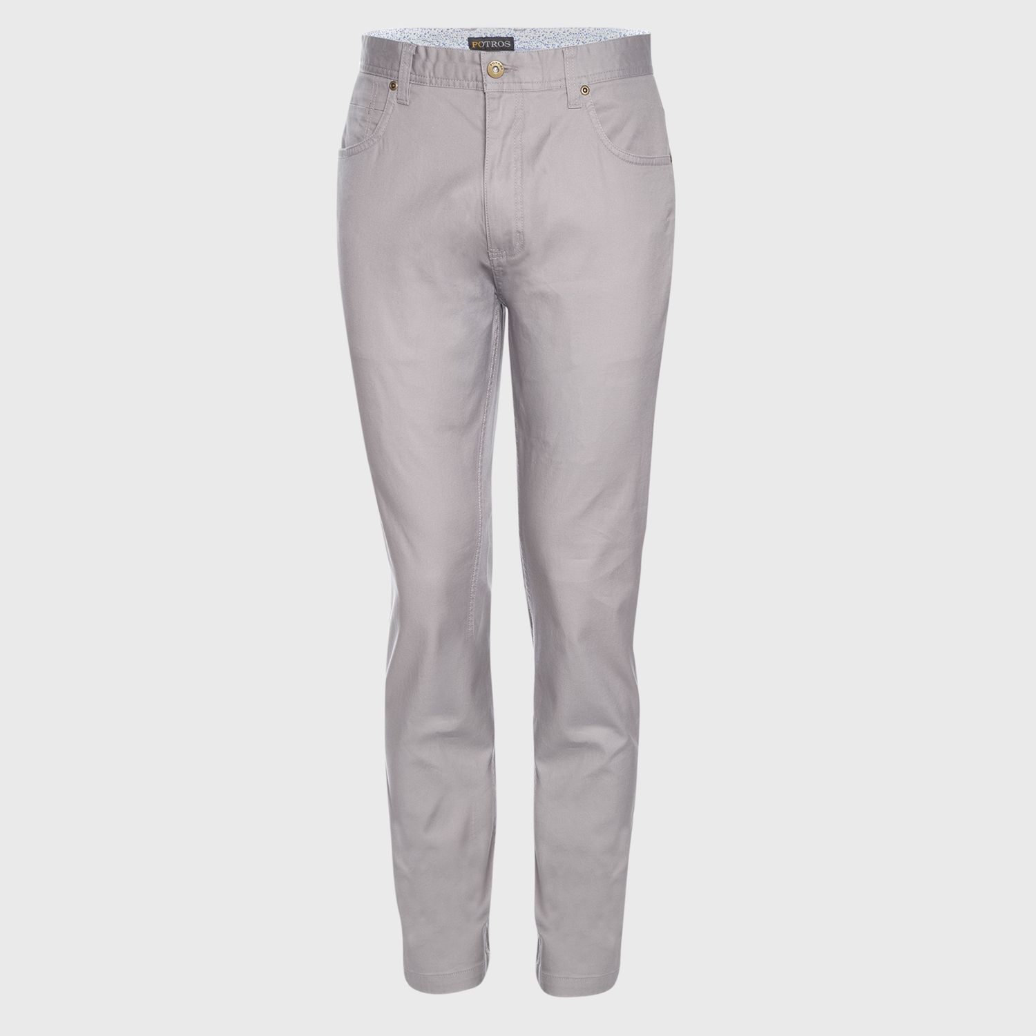 Pantalón Gabardina Spandex 5 Bolsillos Slim Fit 