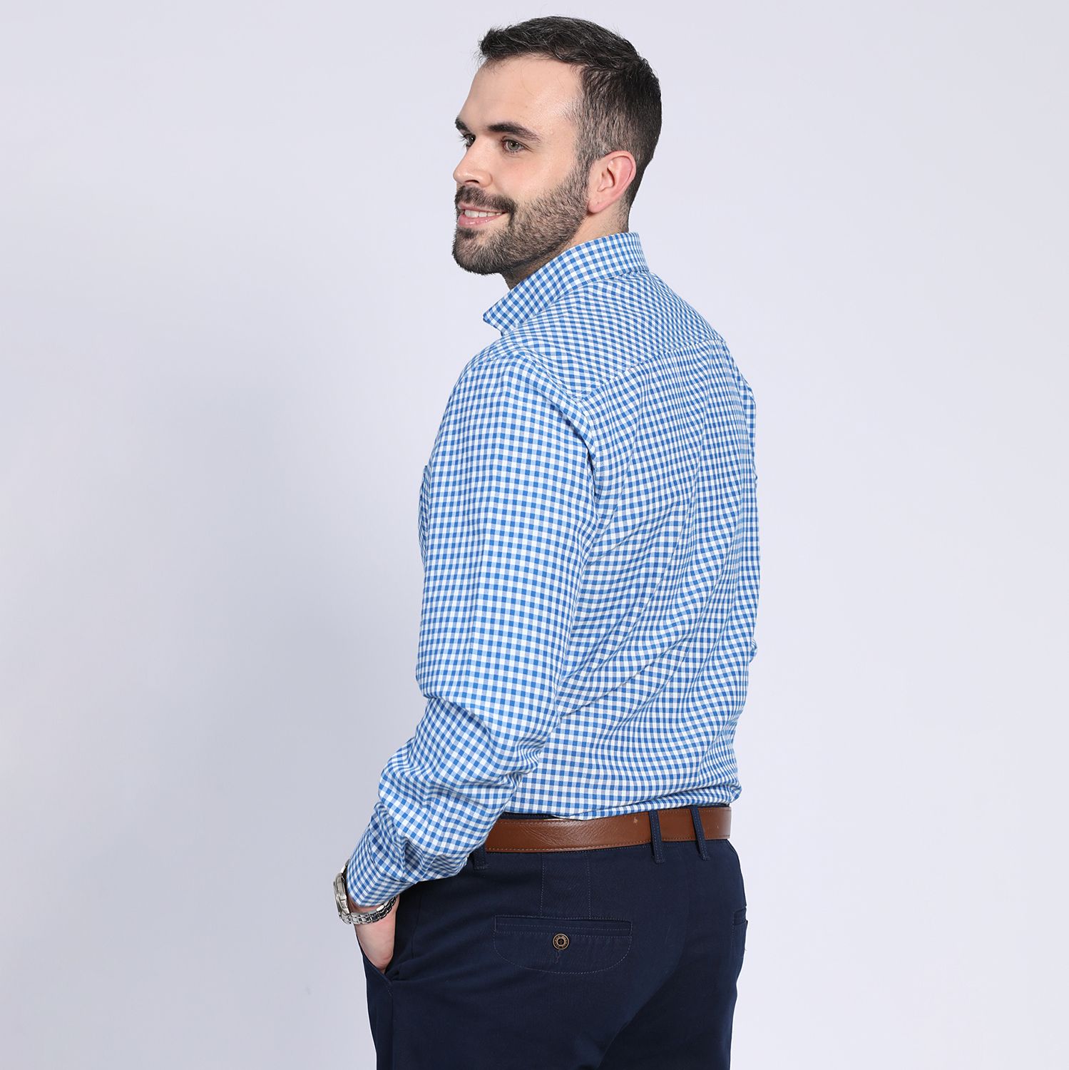 Camisa Oxford Check