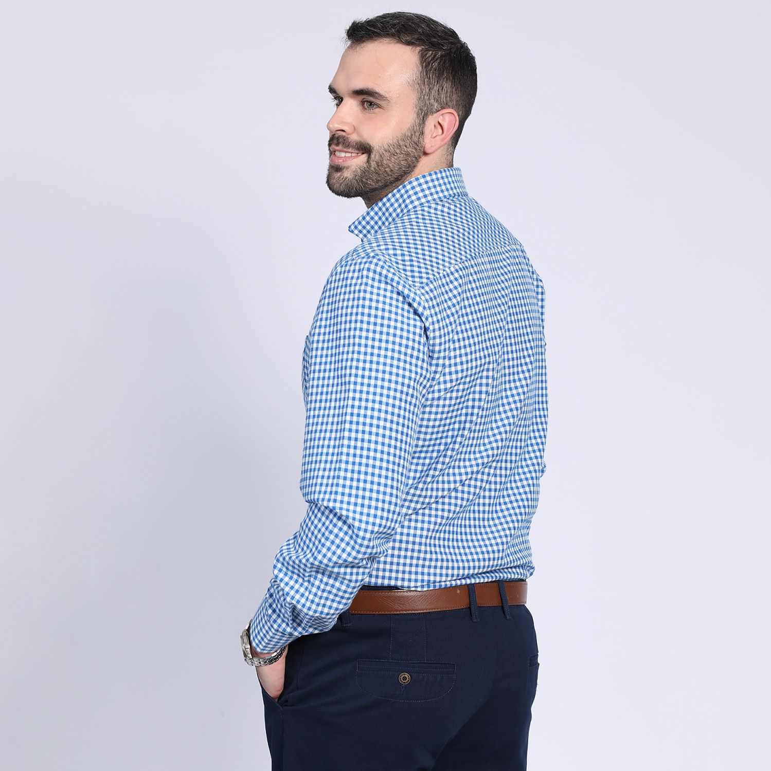 Camisa Oxford Check