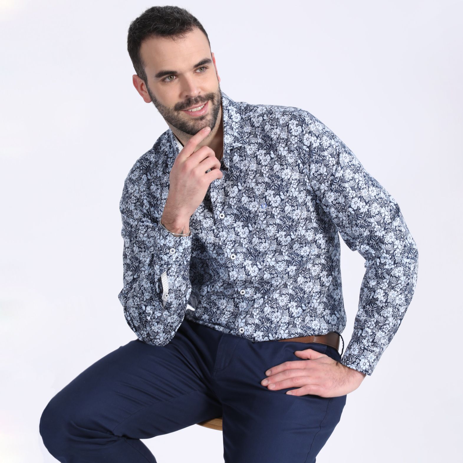 Camisa Estampada Spandex 