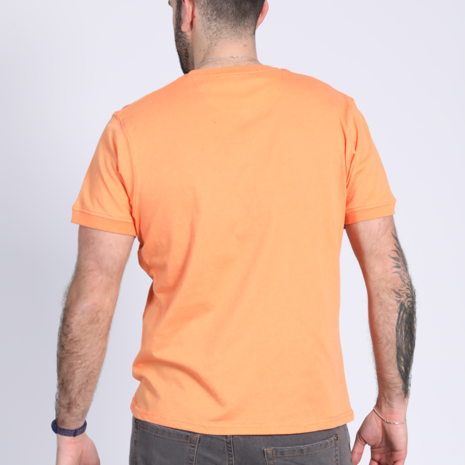Polera Jersey Botones En Cuello 