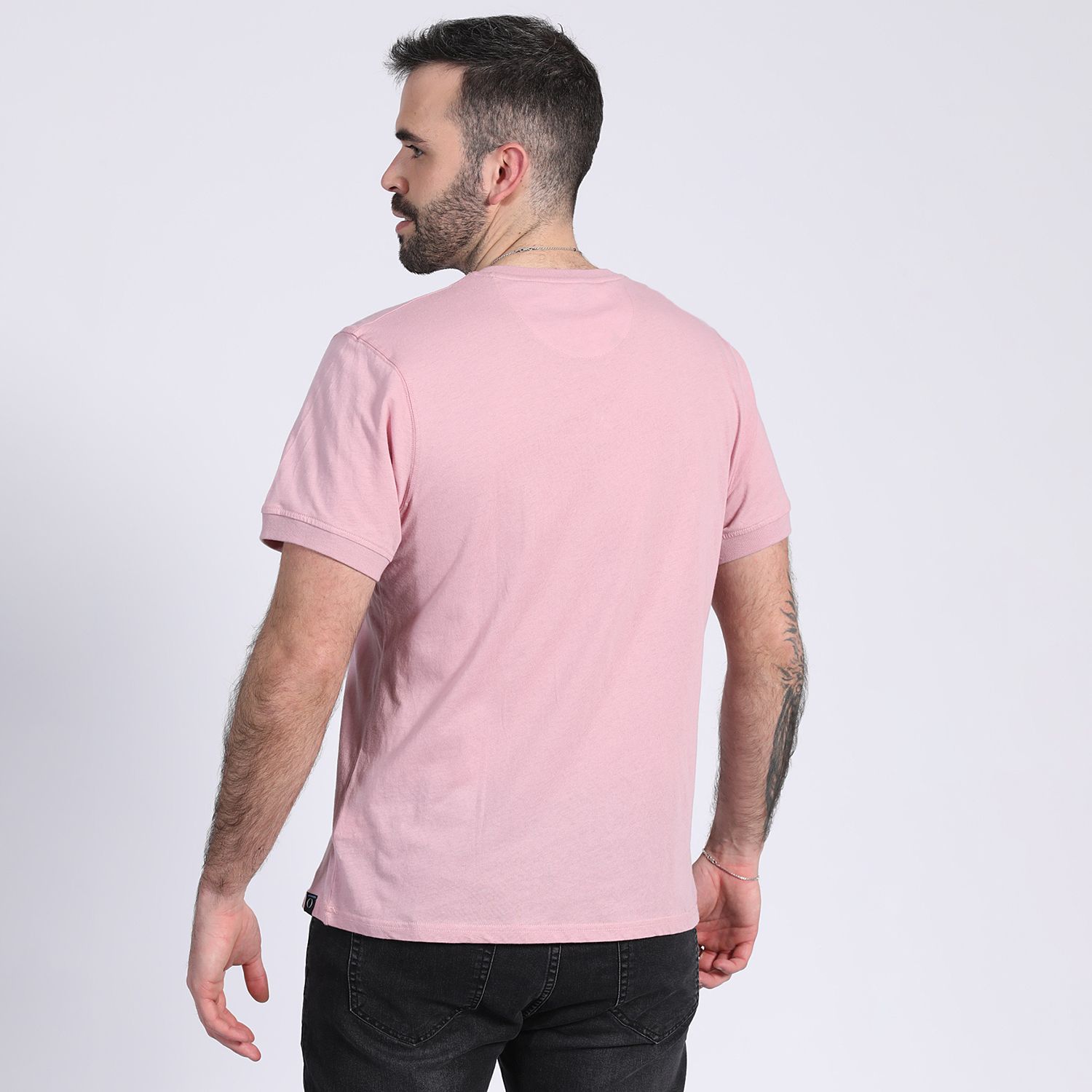 Polera Jersey Botones En Cuello 