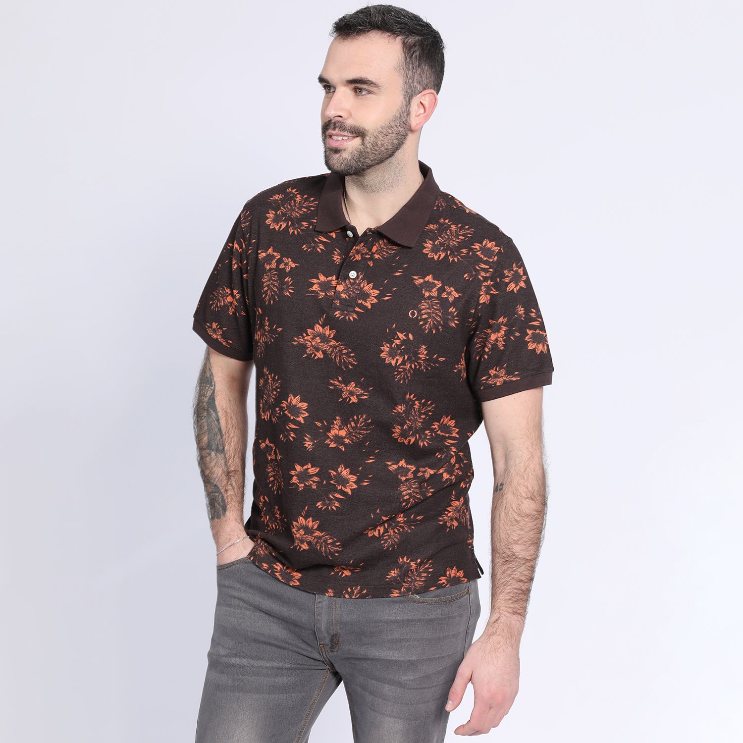 Polera Pique Estampada