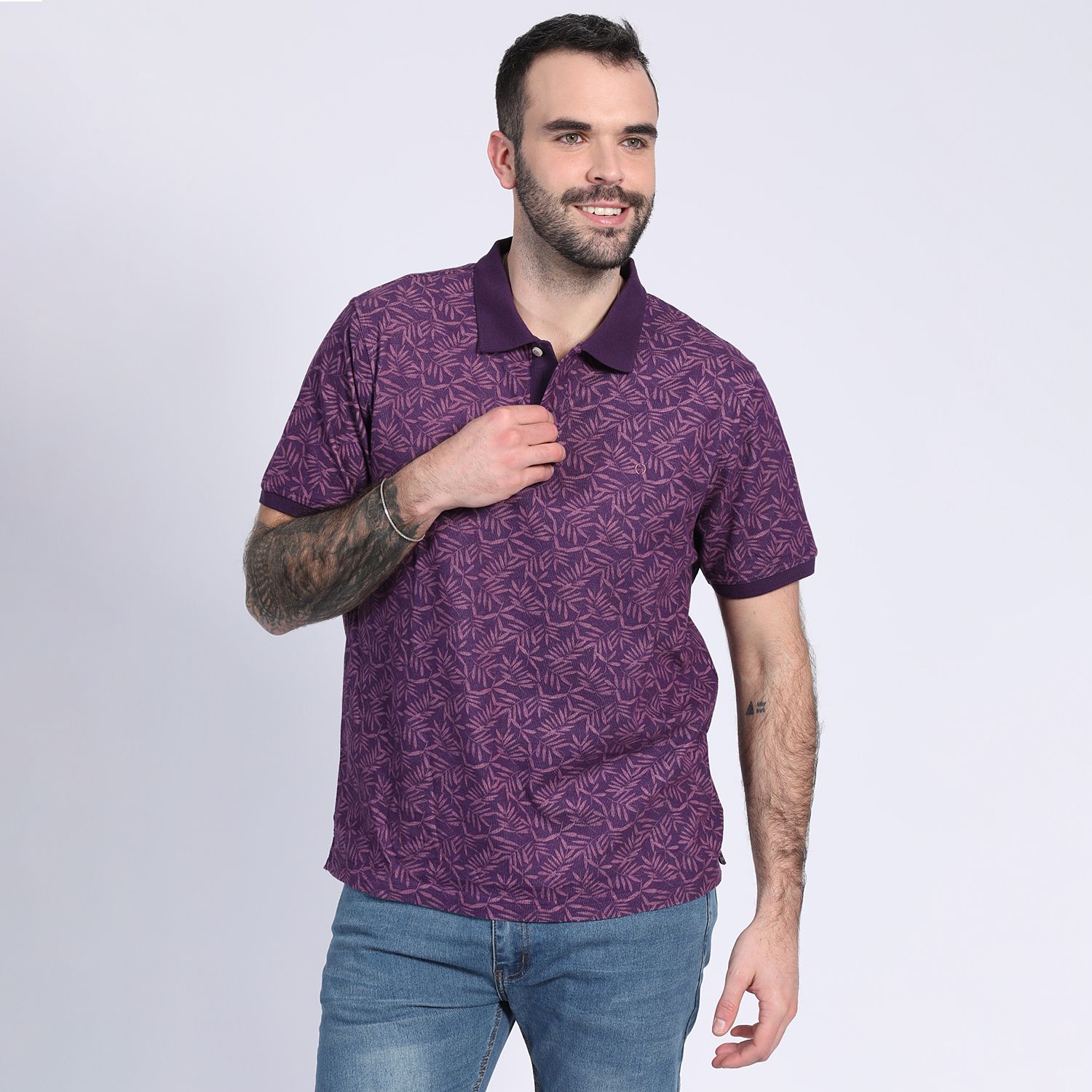 Polera Pique Estampada