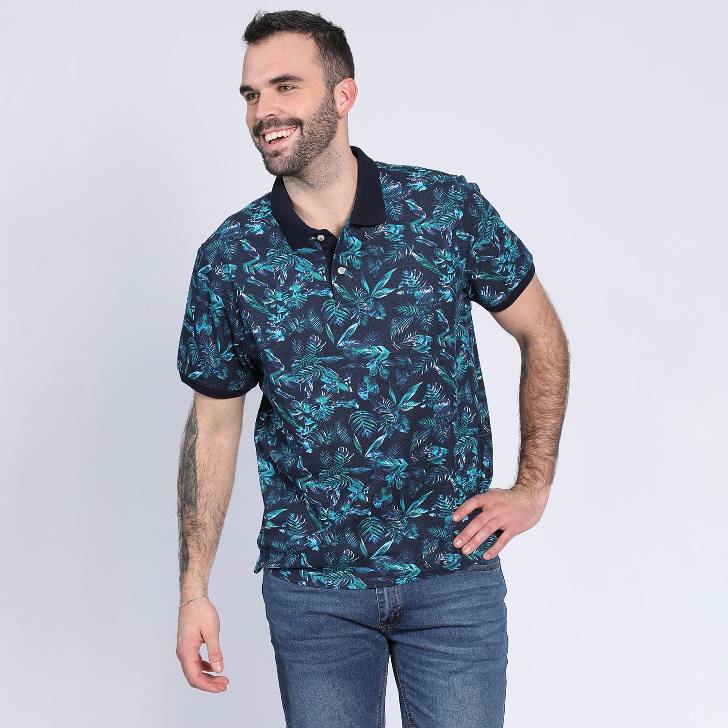 Polera Pique Estampada