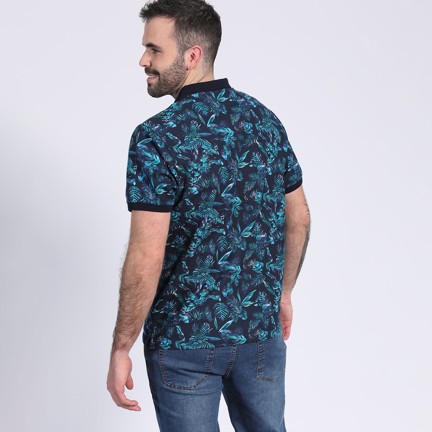 Polera Pique Estampada