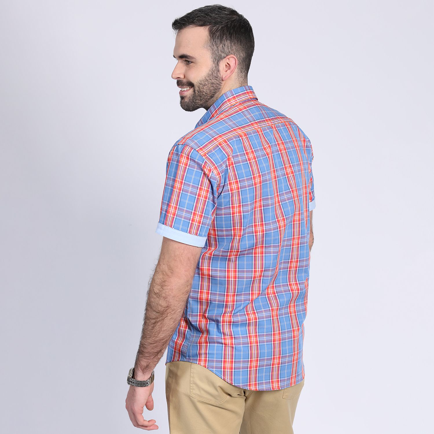 Camisa Cuadros Multicolor