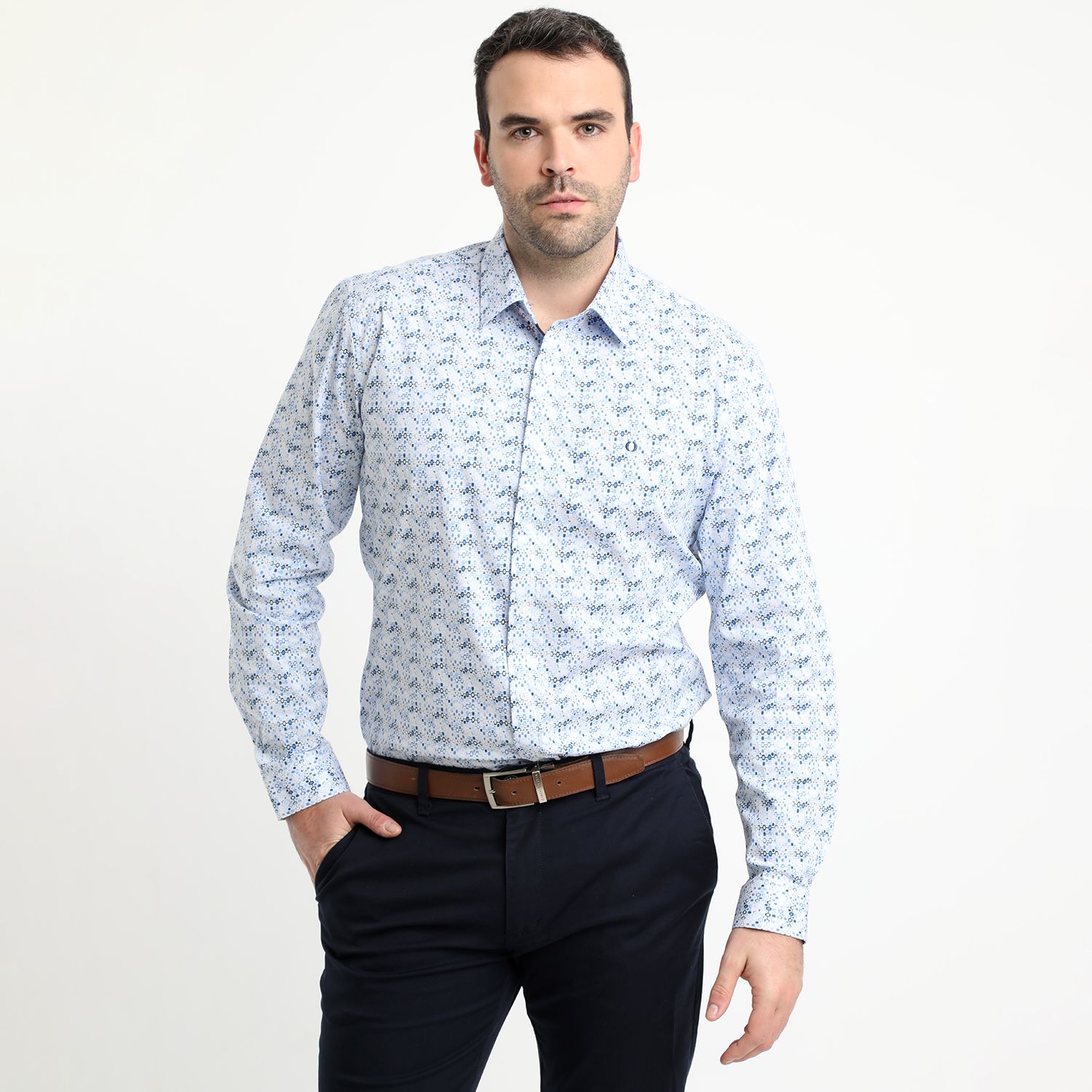 Camisa Estampada Cotton Spandex