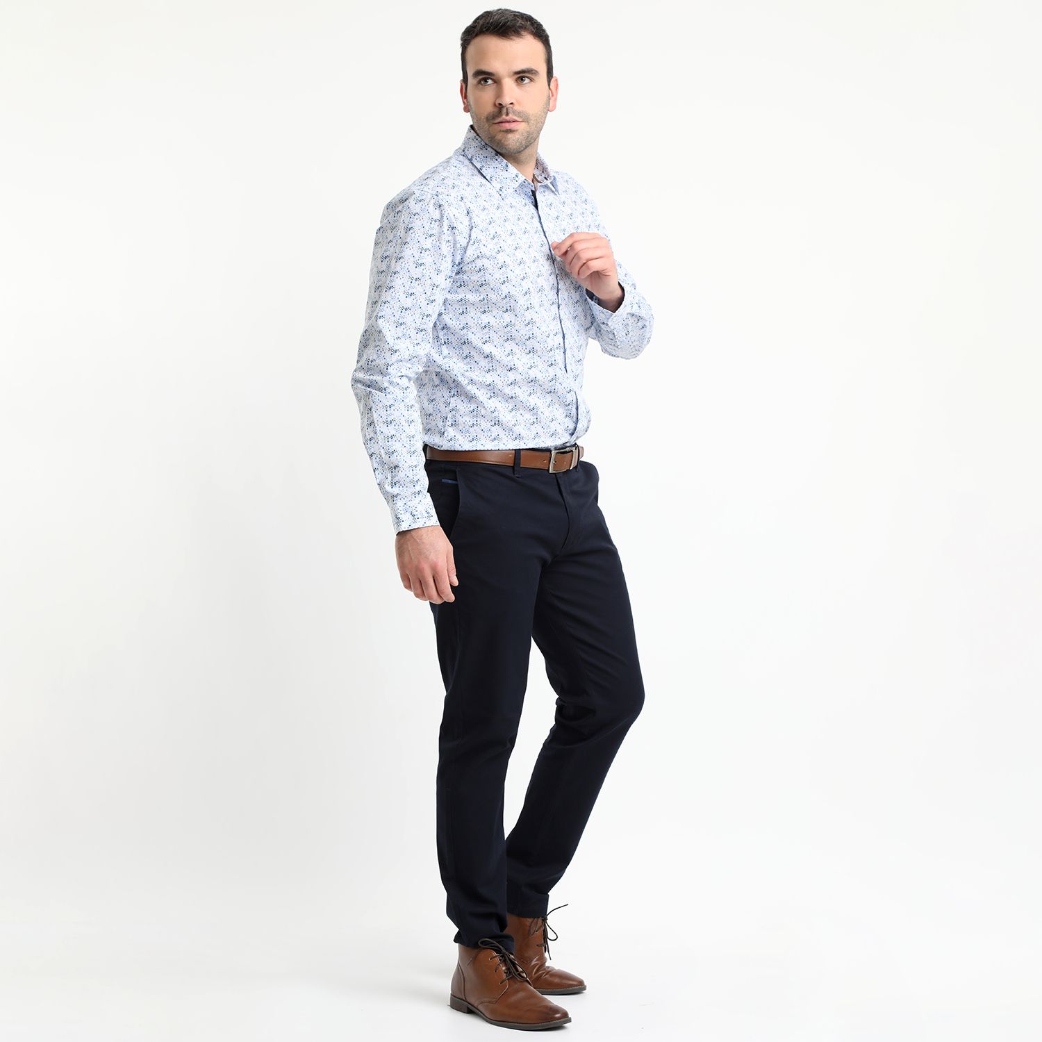 Camisa Estampada Cotton Spandex