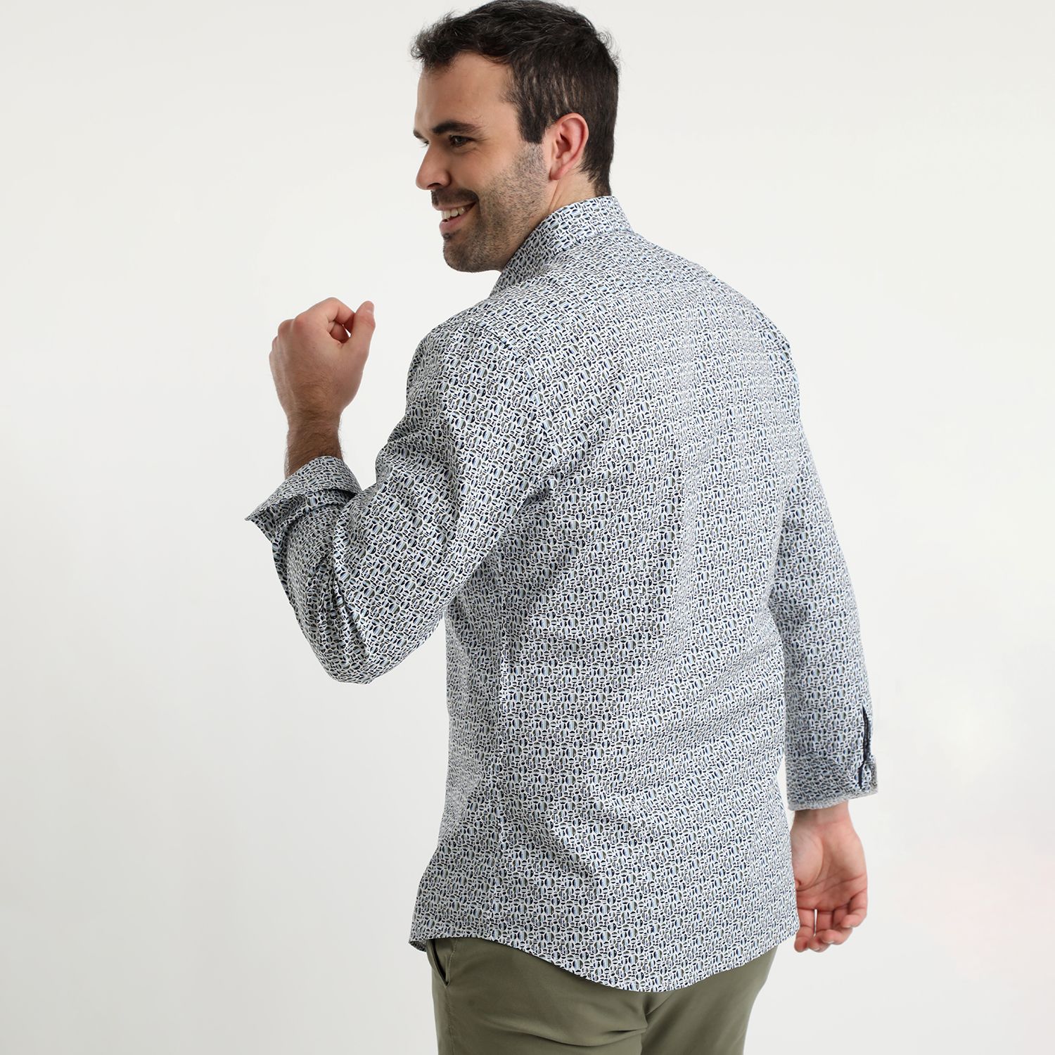Camisa Estampada Cotton Spandex