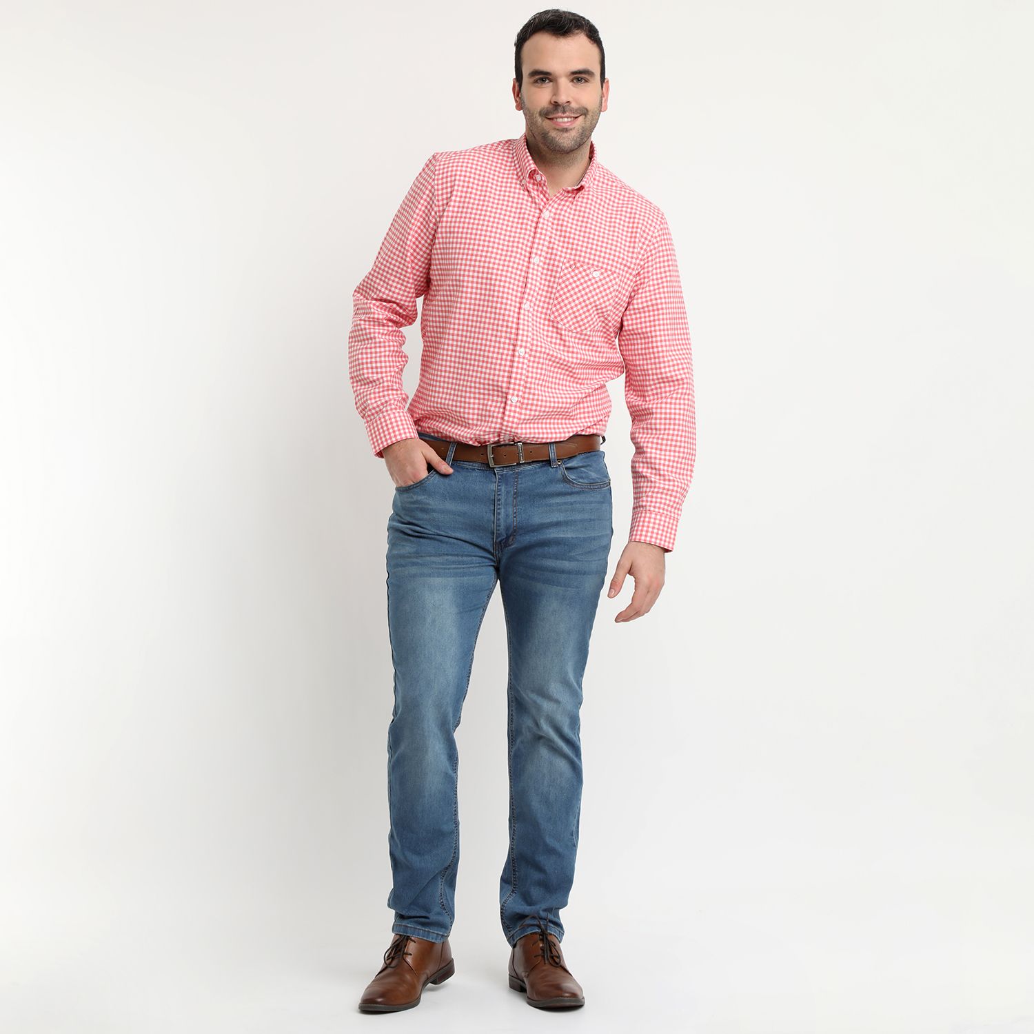 Camisa Oxford Check