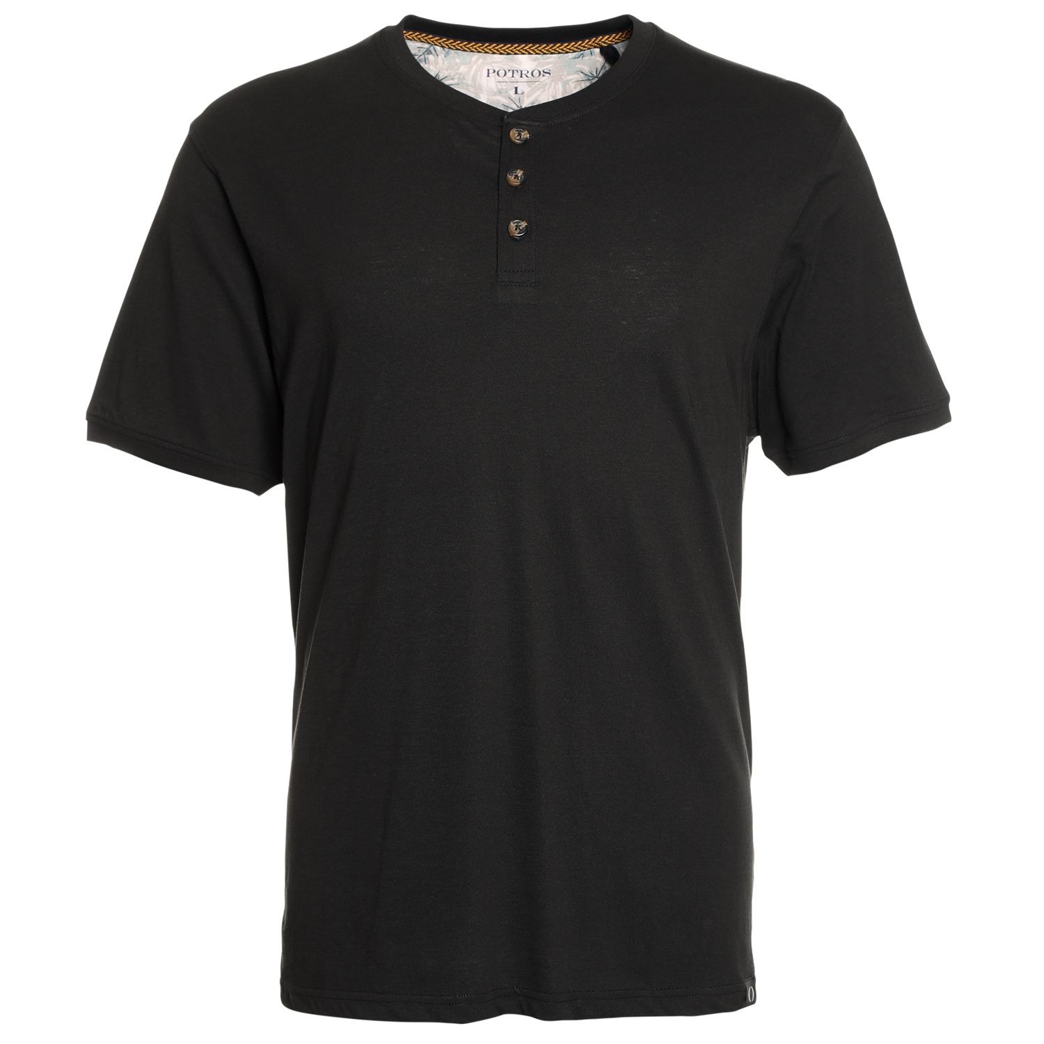 Polera Jersey Botones En Cuello 
