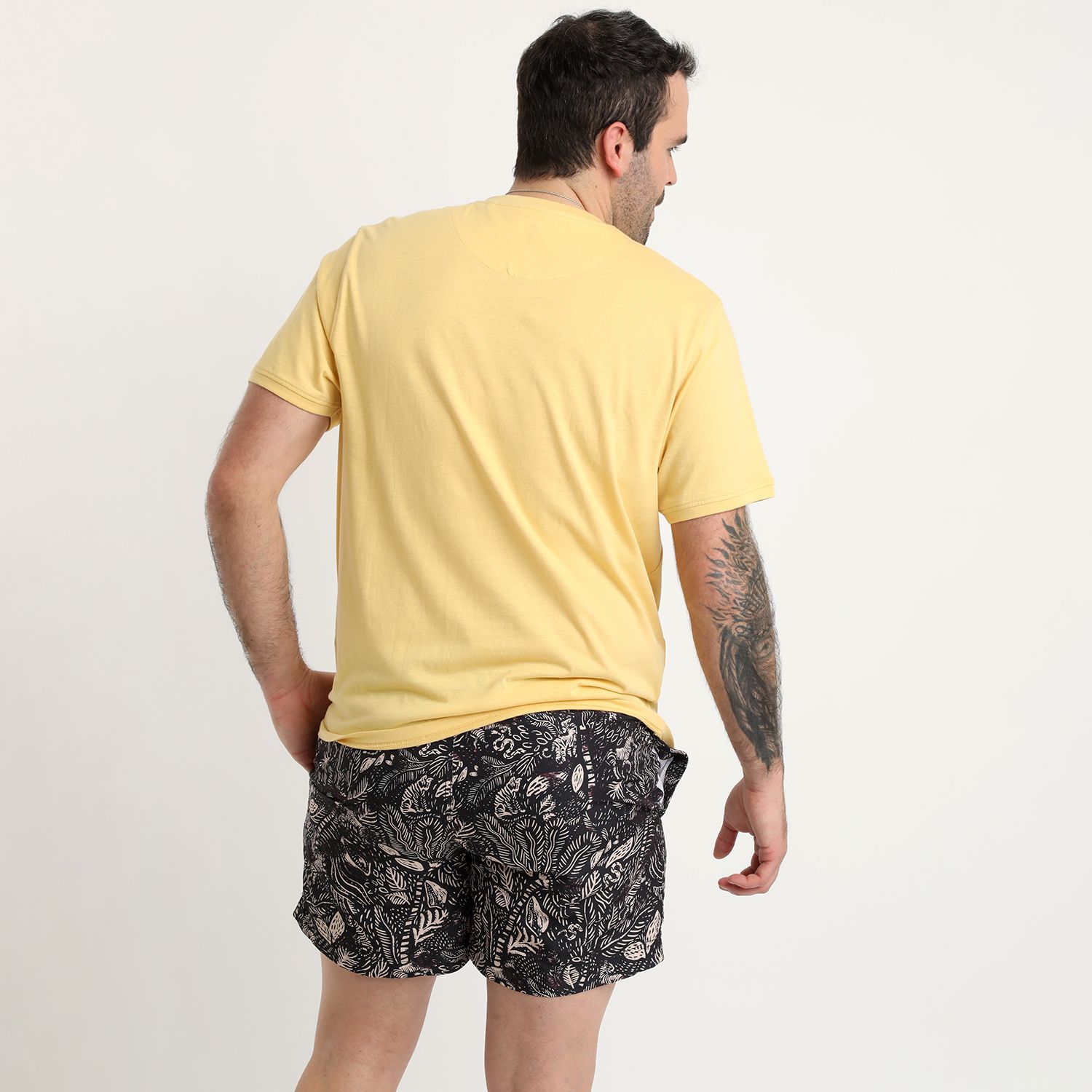 Polera Jersey Botones En Cuello 