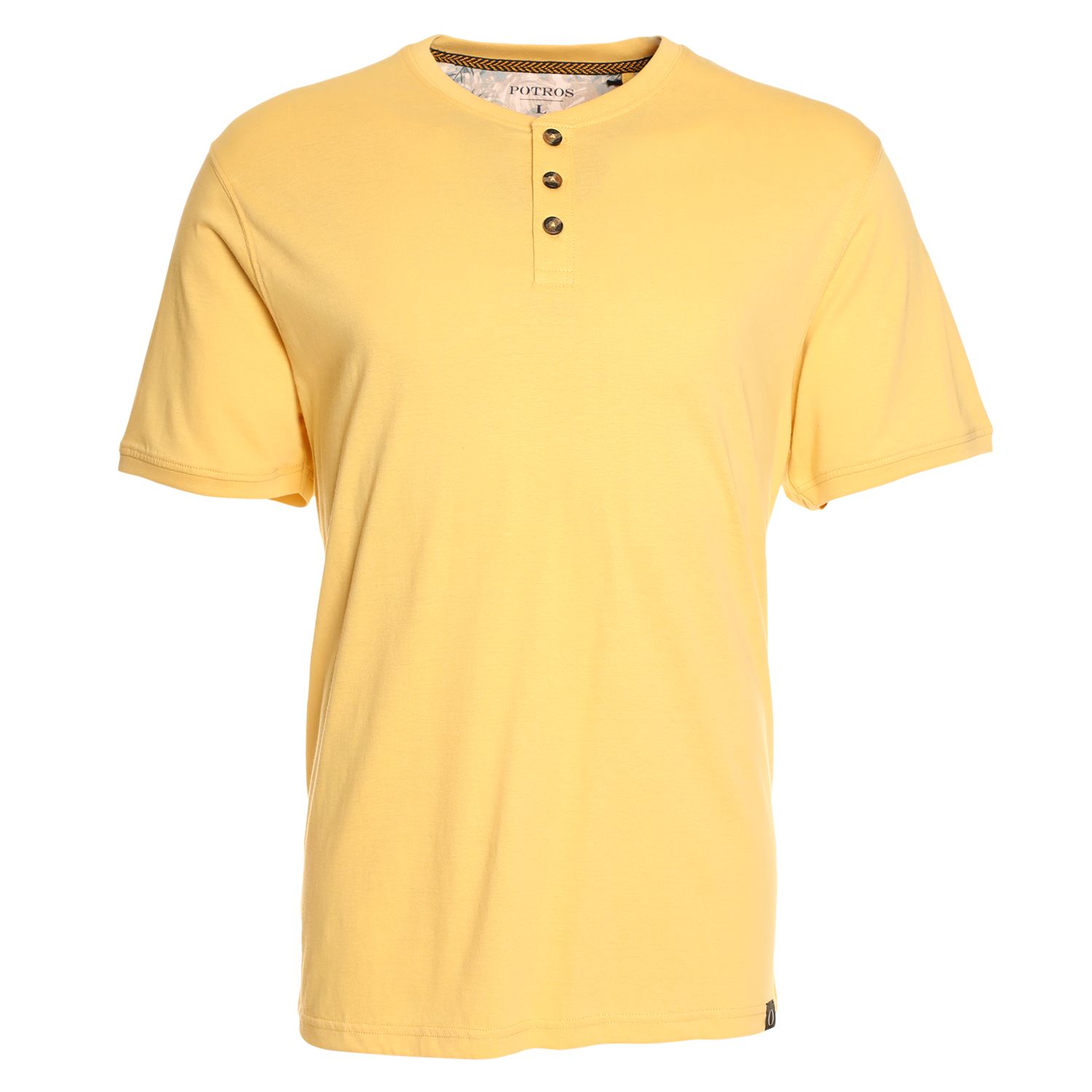 Polera Jersey Botones En Cuello 