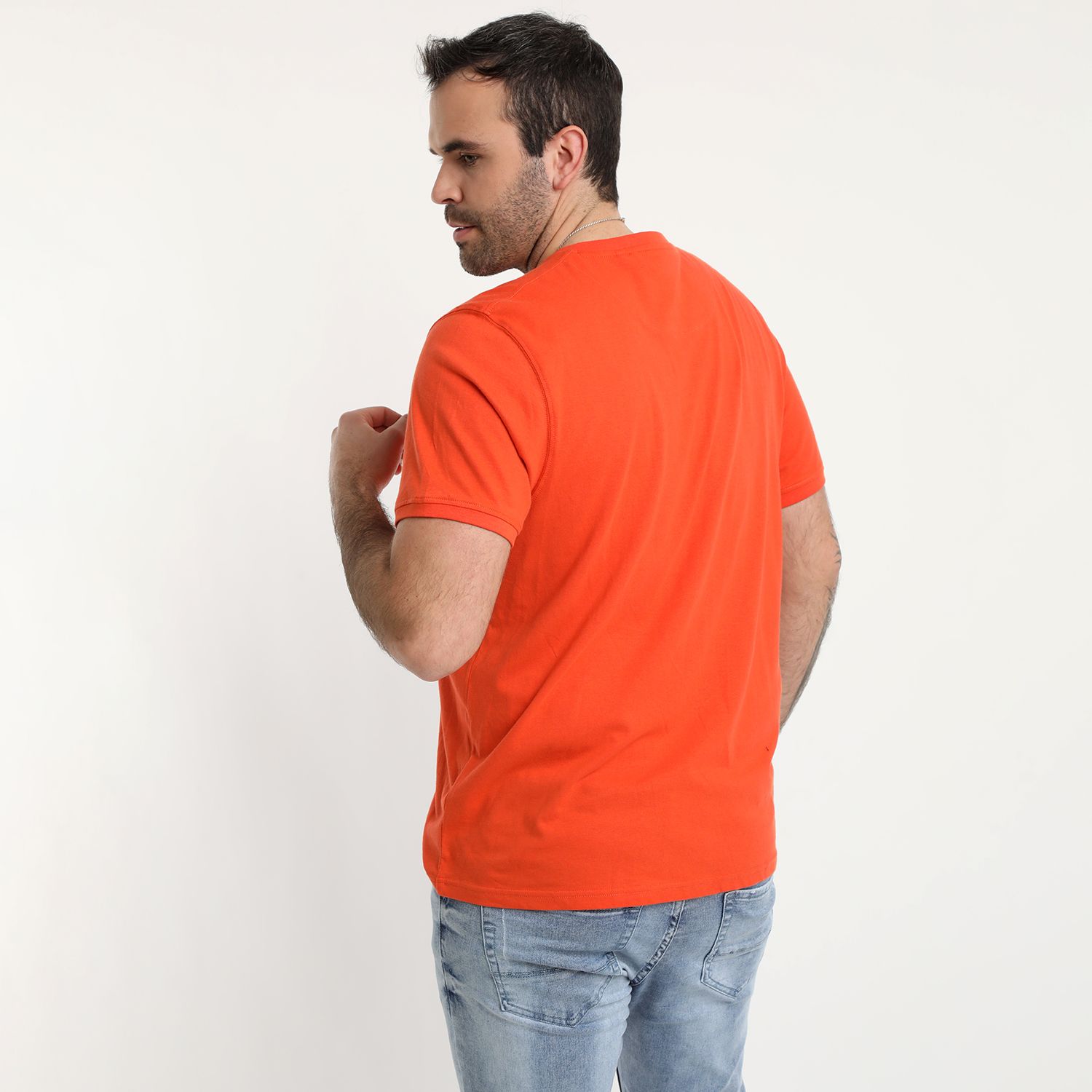 Polera Jersey Botones En Cuello 
