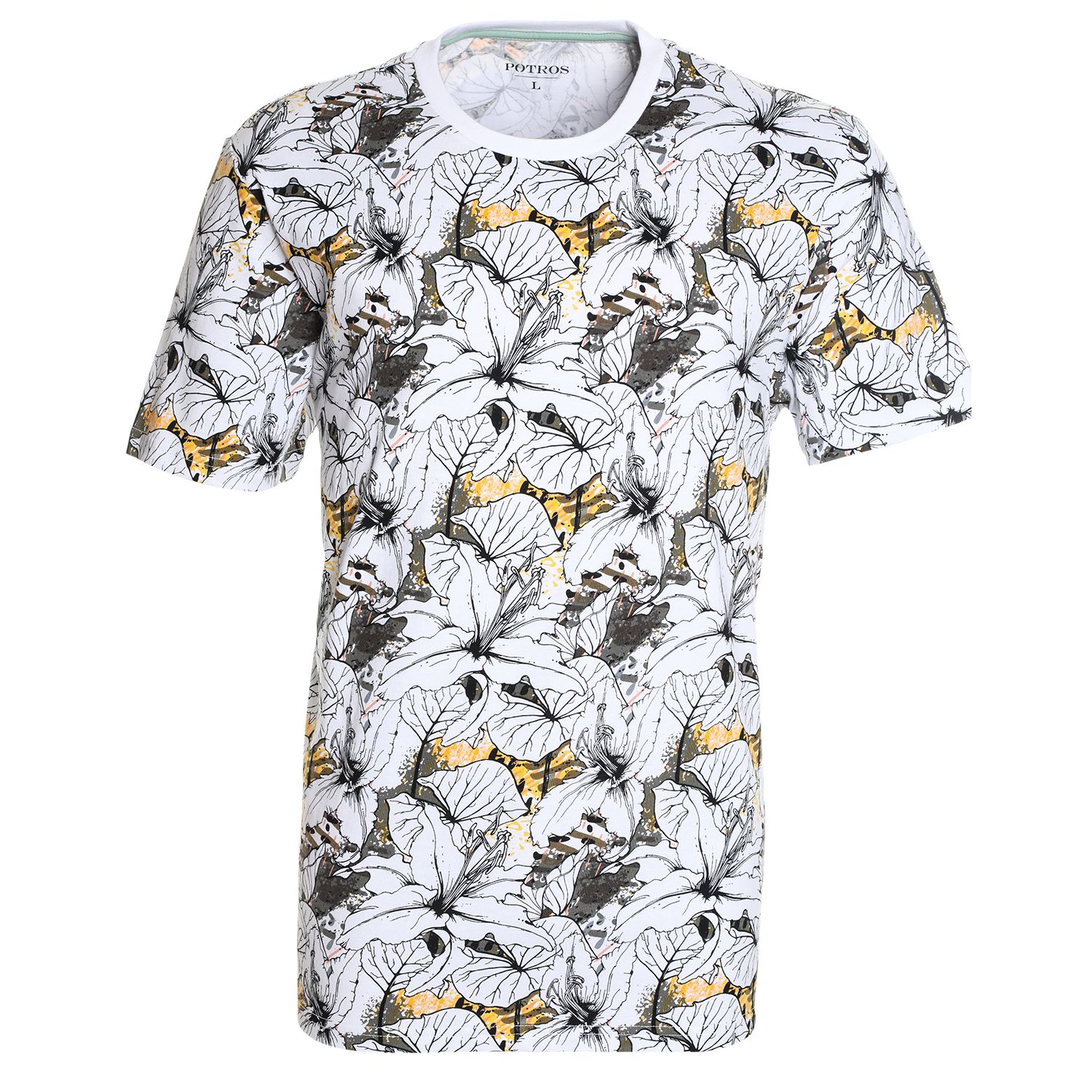 Polera Cuello Redondo Estampada