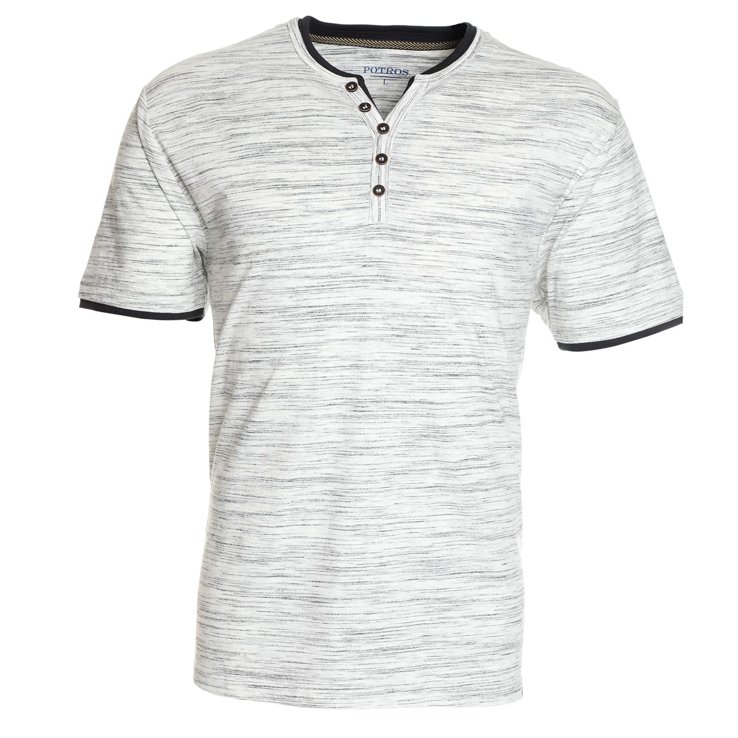 Polera Jersey Slub Con Boton