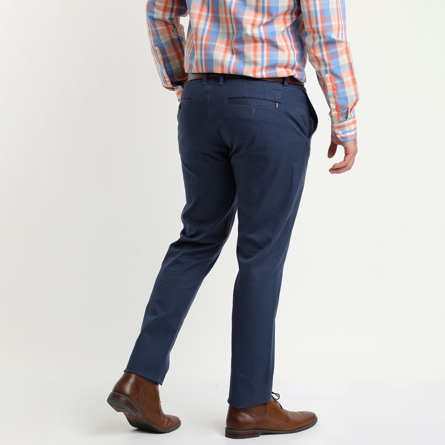 Pantalón Gabardina Spandex Frente Plano