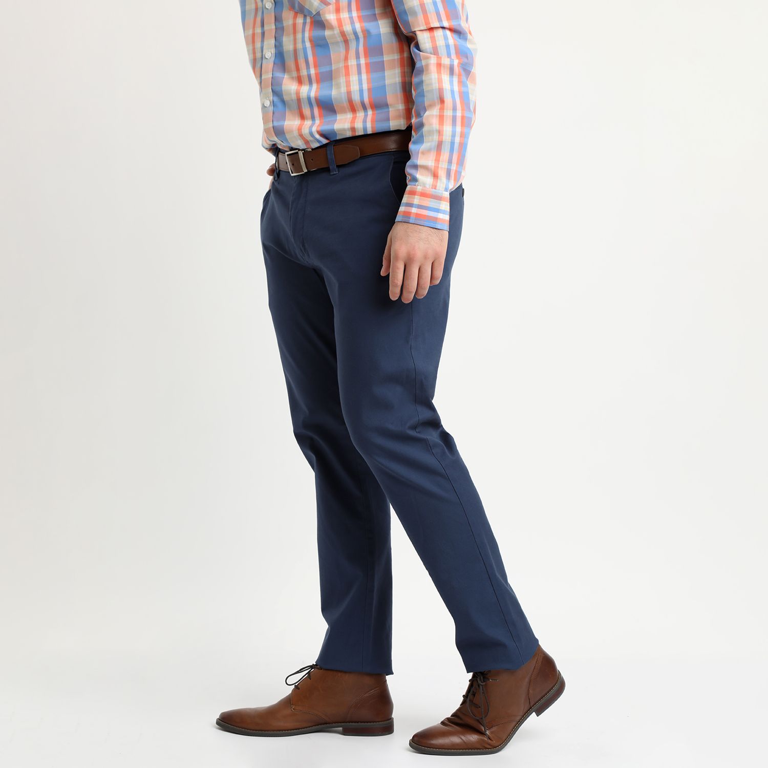 Pantalón Gabardina Spandex Frente Plano