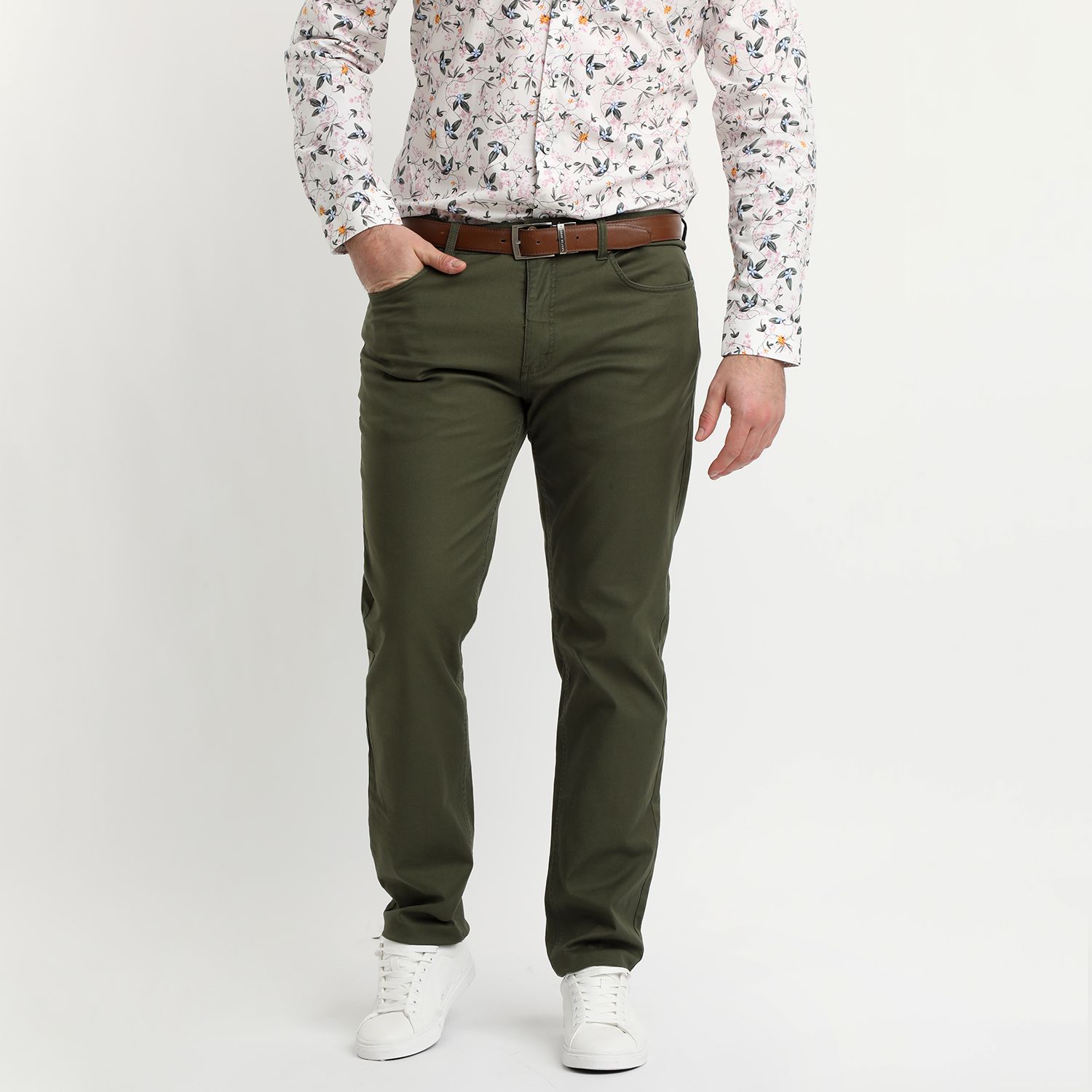 Pantalón Gabardina Spandex 5 Bolsillos 