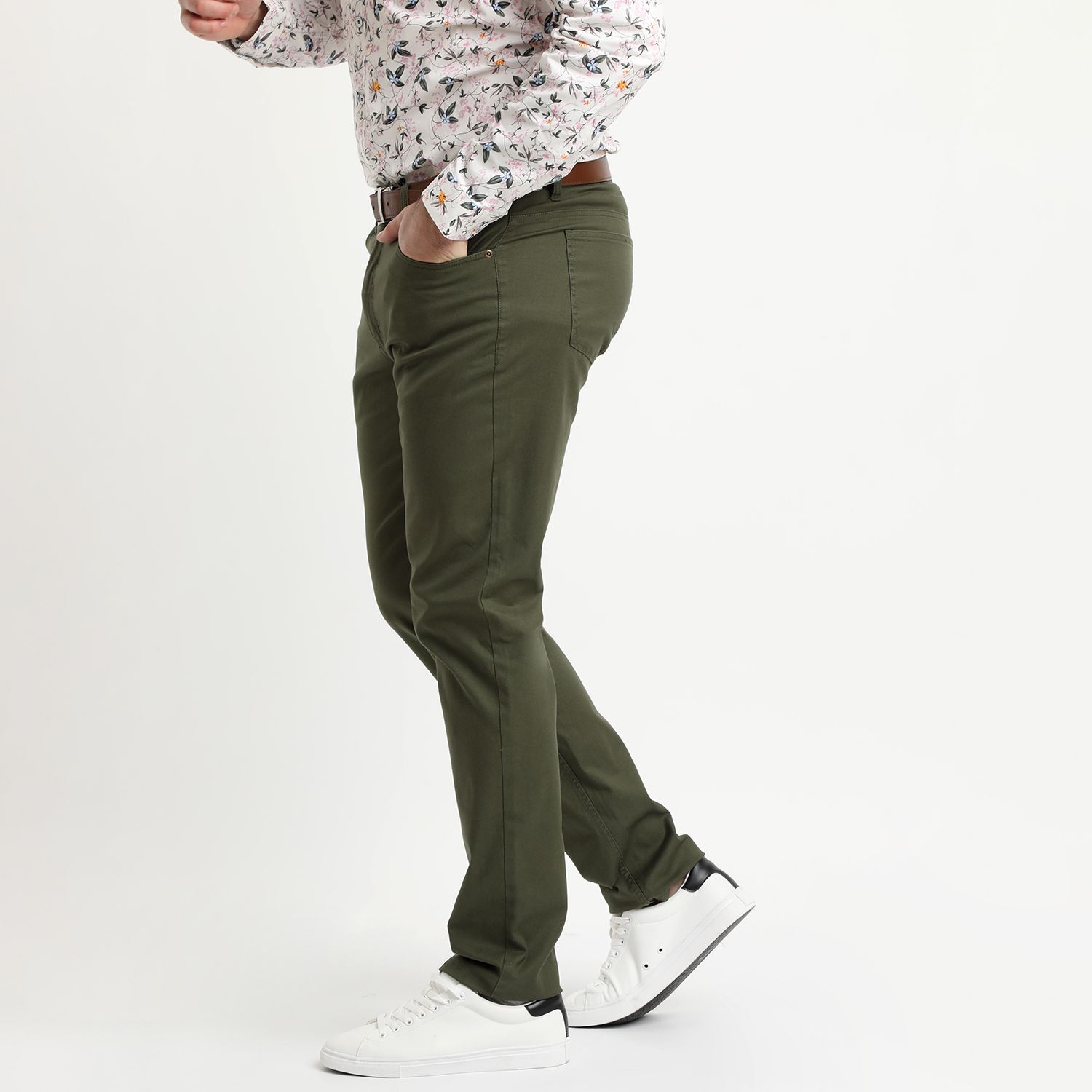 Pantalón Gabardina Spandex 5 Bolsillos 