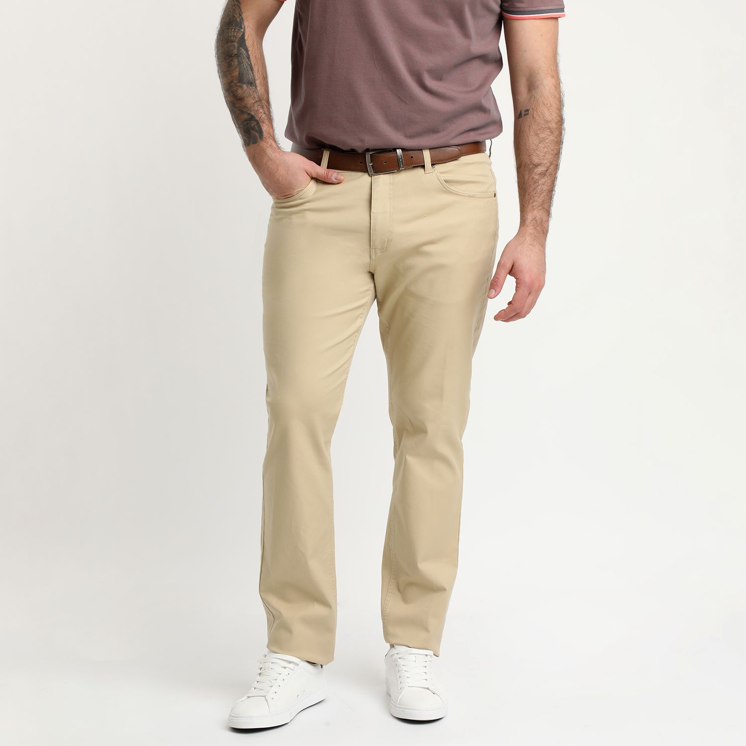 Pantalón Gabardina Spandex 5 Bolsillos 