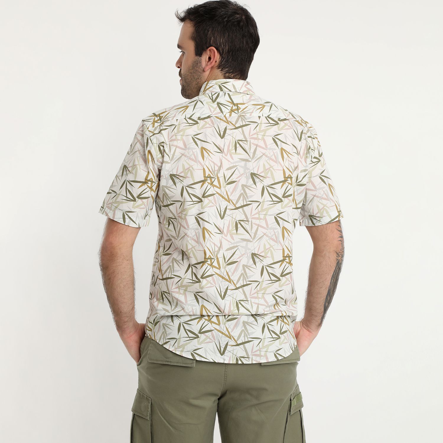 Camisa Estampada Algodón Mc
