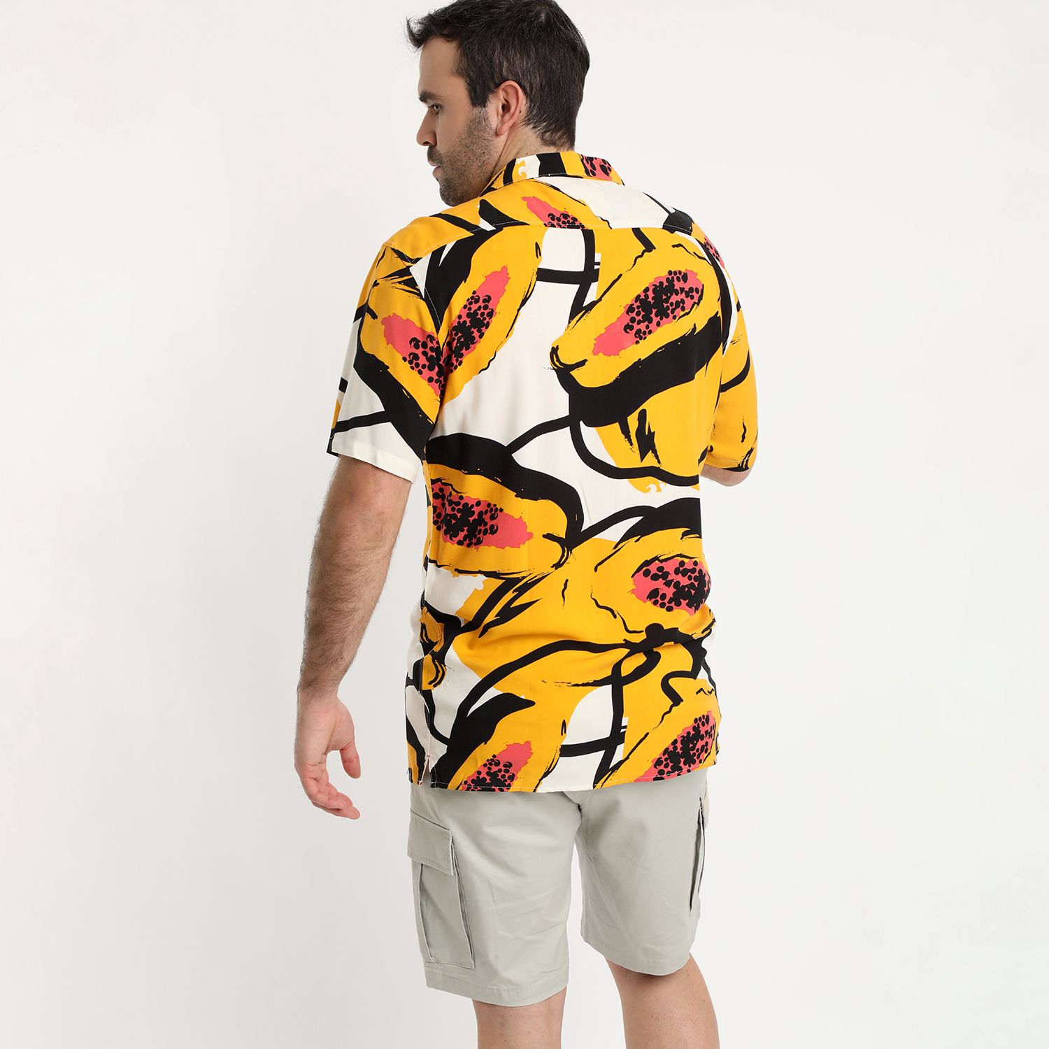Camisa Guayabera Cuello Cubano Resort
